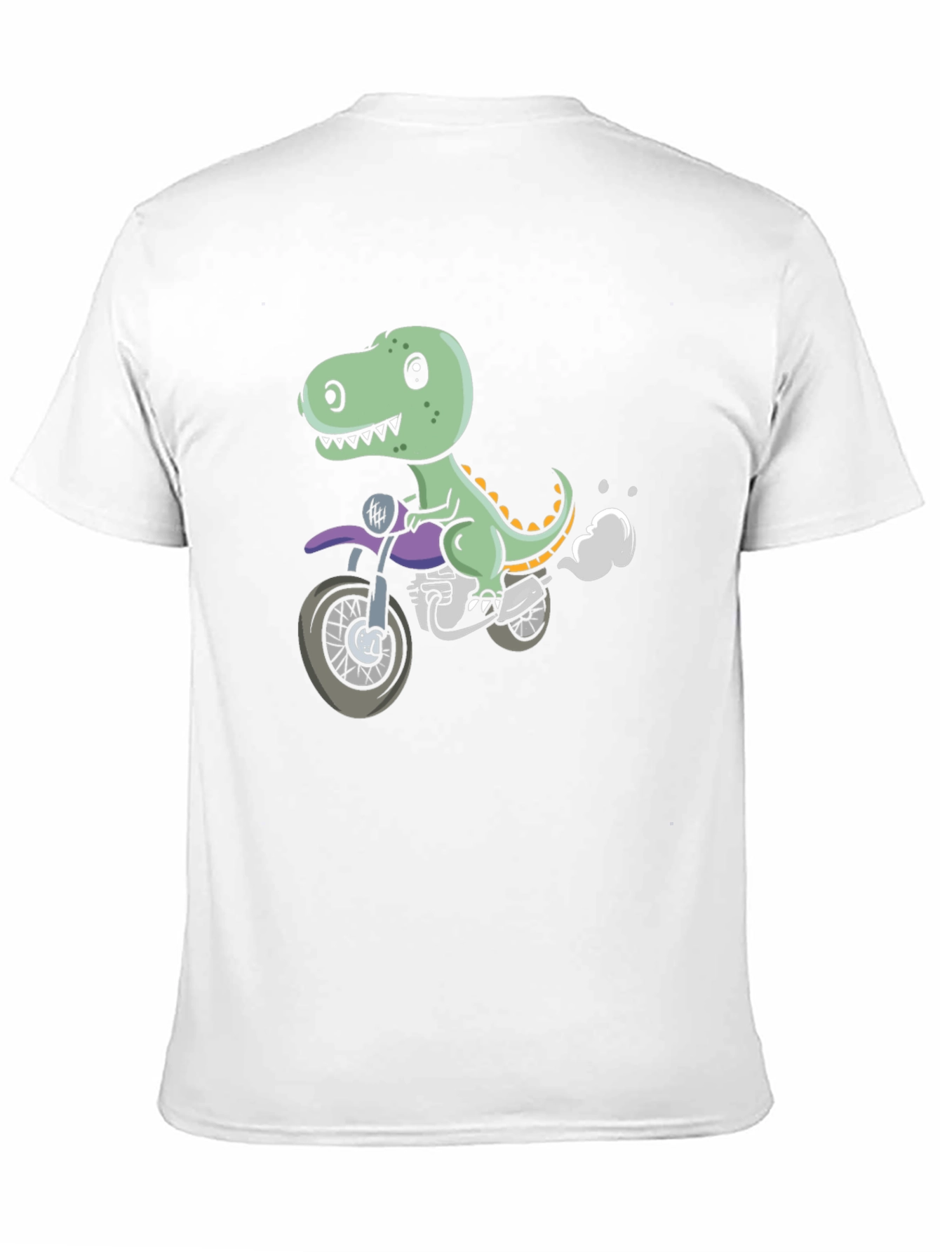 Dino Rider T-Shirt - Cool Motorcycle Graphic Tee