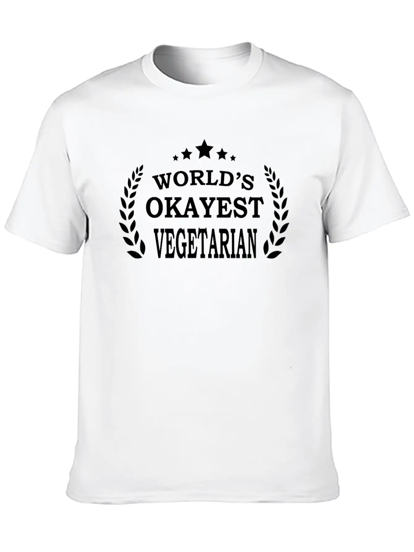 Xmas Present Idea For Vegetarians Unisex Short Sleeve Soft Cotton T-Shirt – Casual Everyday Wear