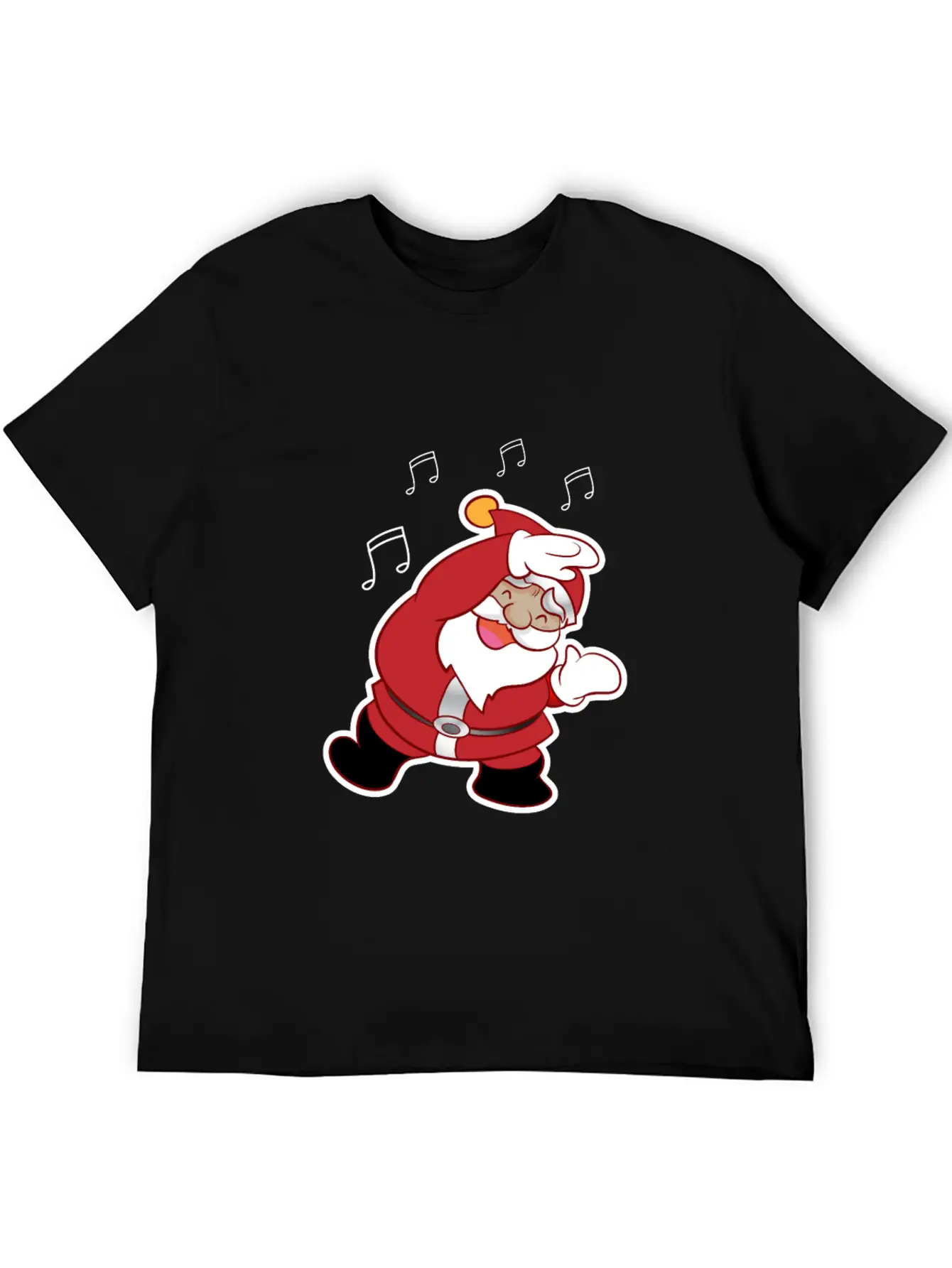 XMAS Santa Claus Christmas Dancing Santa Melody Comfortable Minimalist Graphic Tee – Summer Style Essential