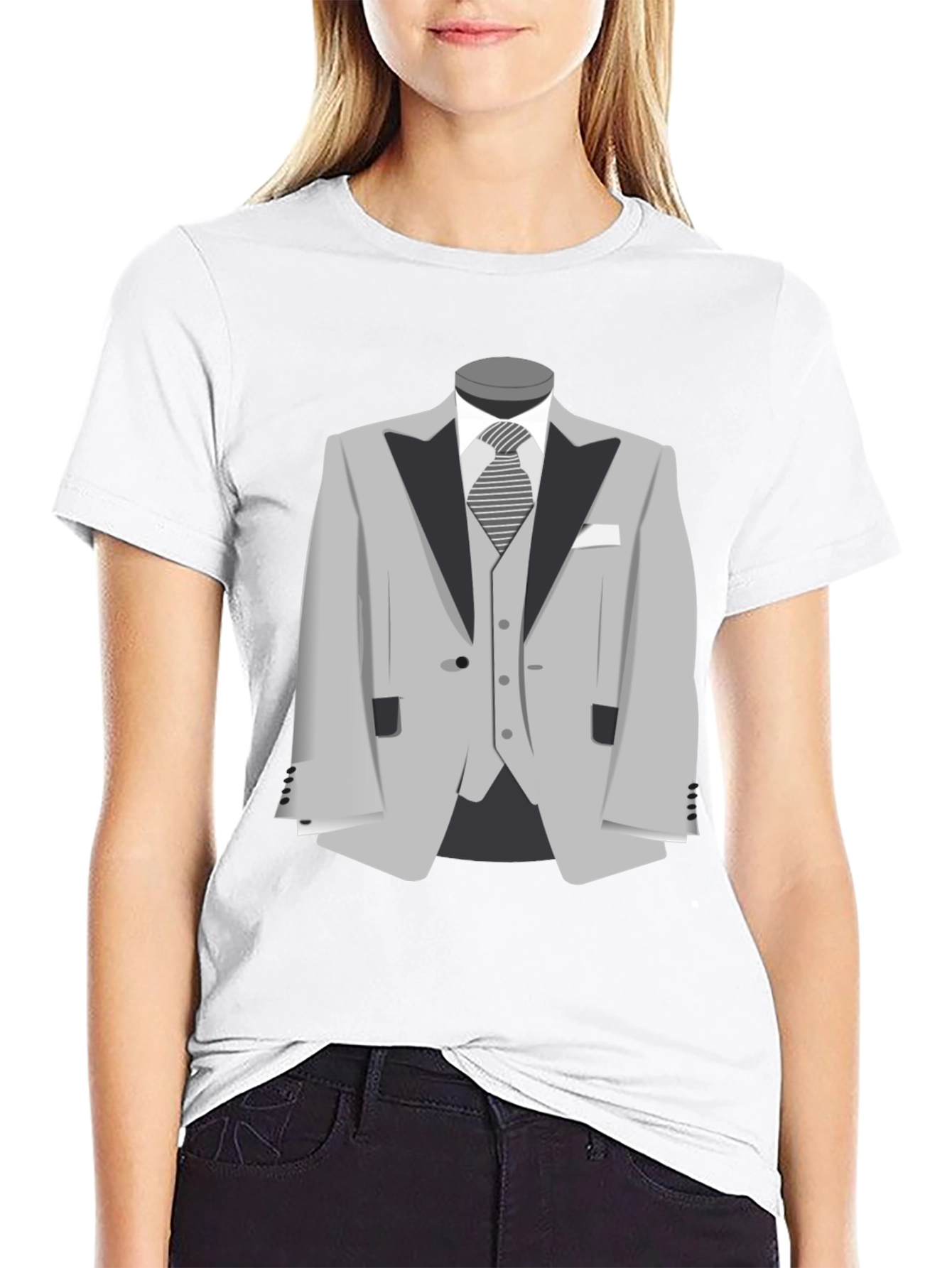 Suit T-Shirt - Stylish Graphic Tee