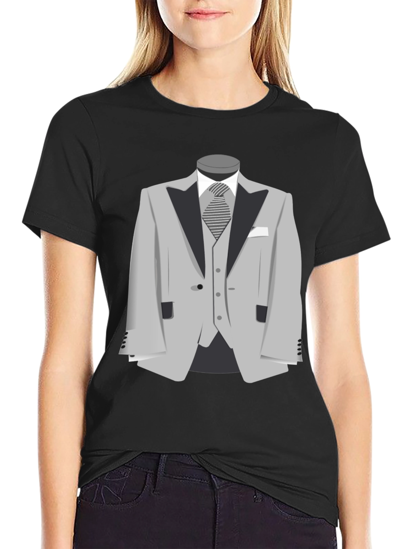 Suit T-Shirt - Stylish Graphic Tee