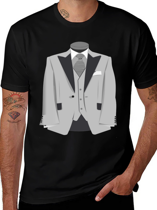 Suit T-Shirt - Stylish Graphic Tee