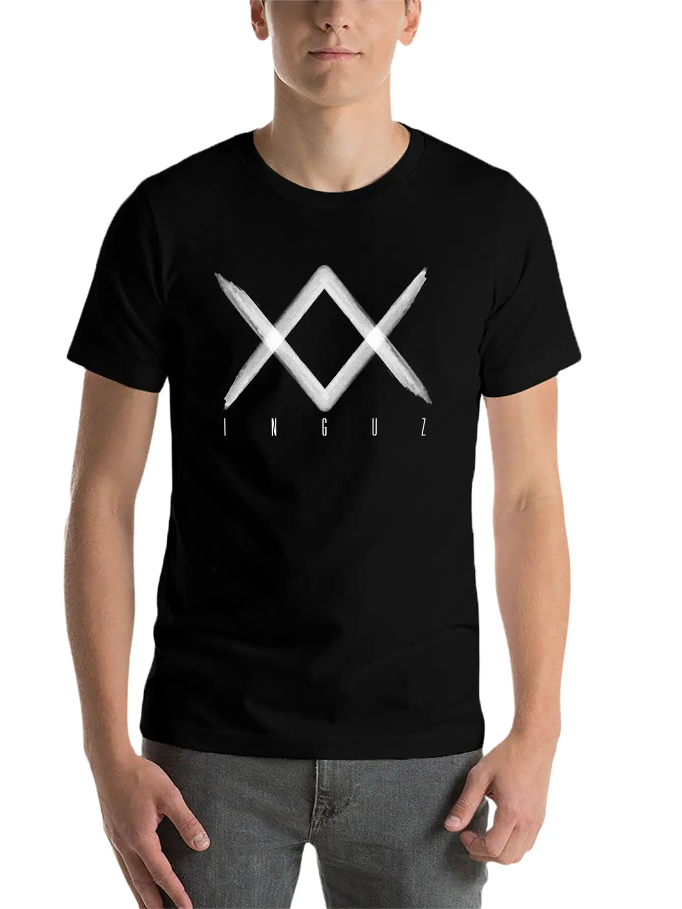 XX INGUZ WHITE Unisex Casual T-Shirt – Clean Design For Daily Comfort
