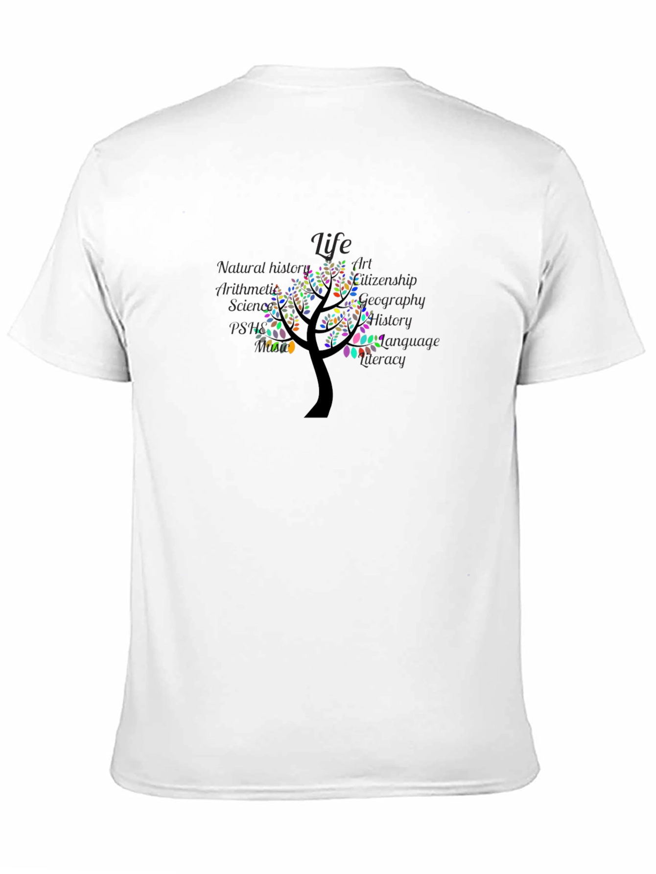 Life Tree Graphic Black T-Shirt