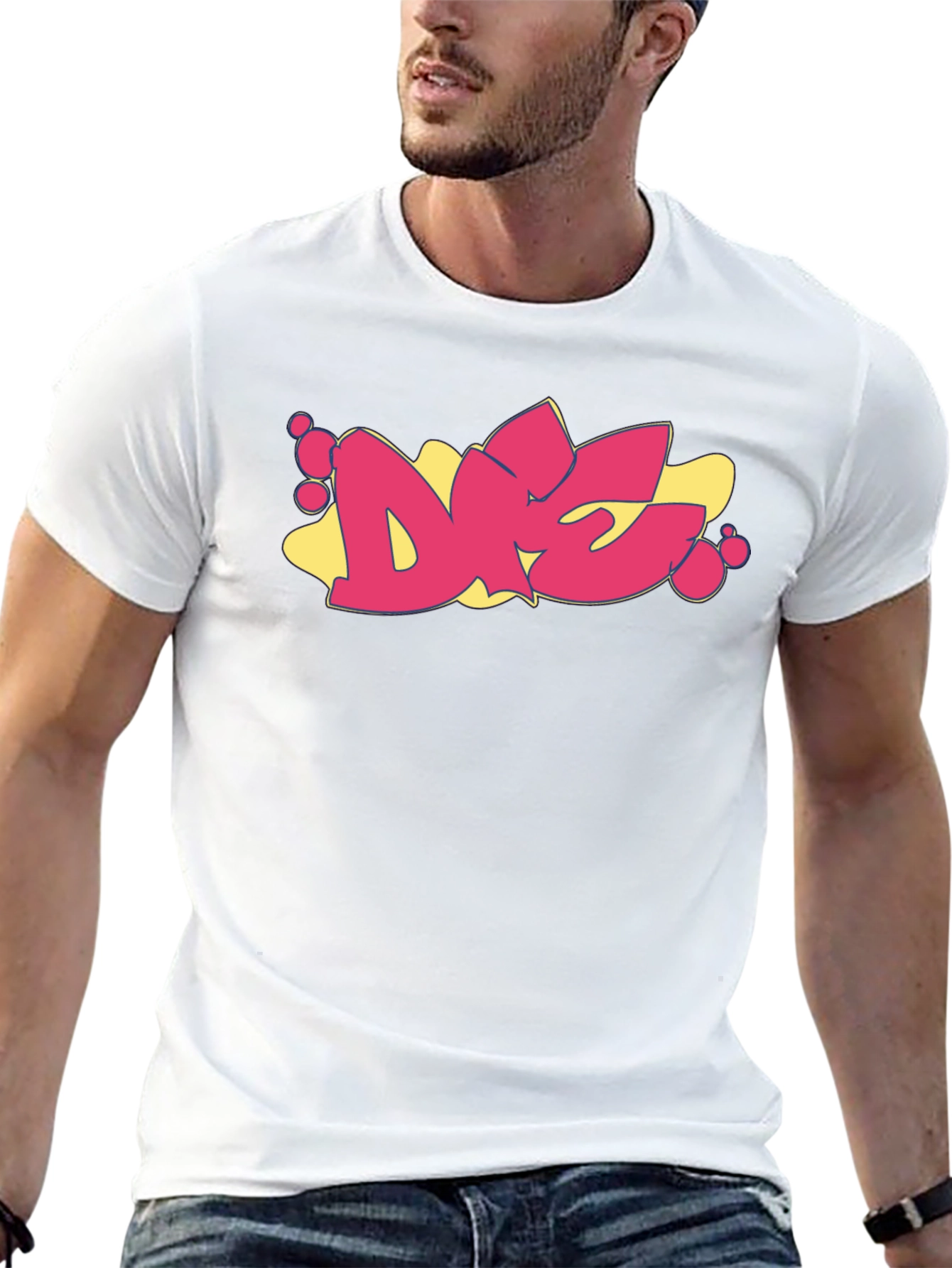 Stylish Graphic Print T-Shirt