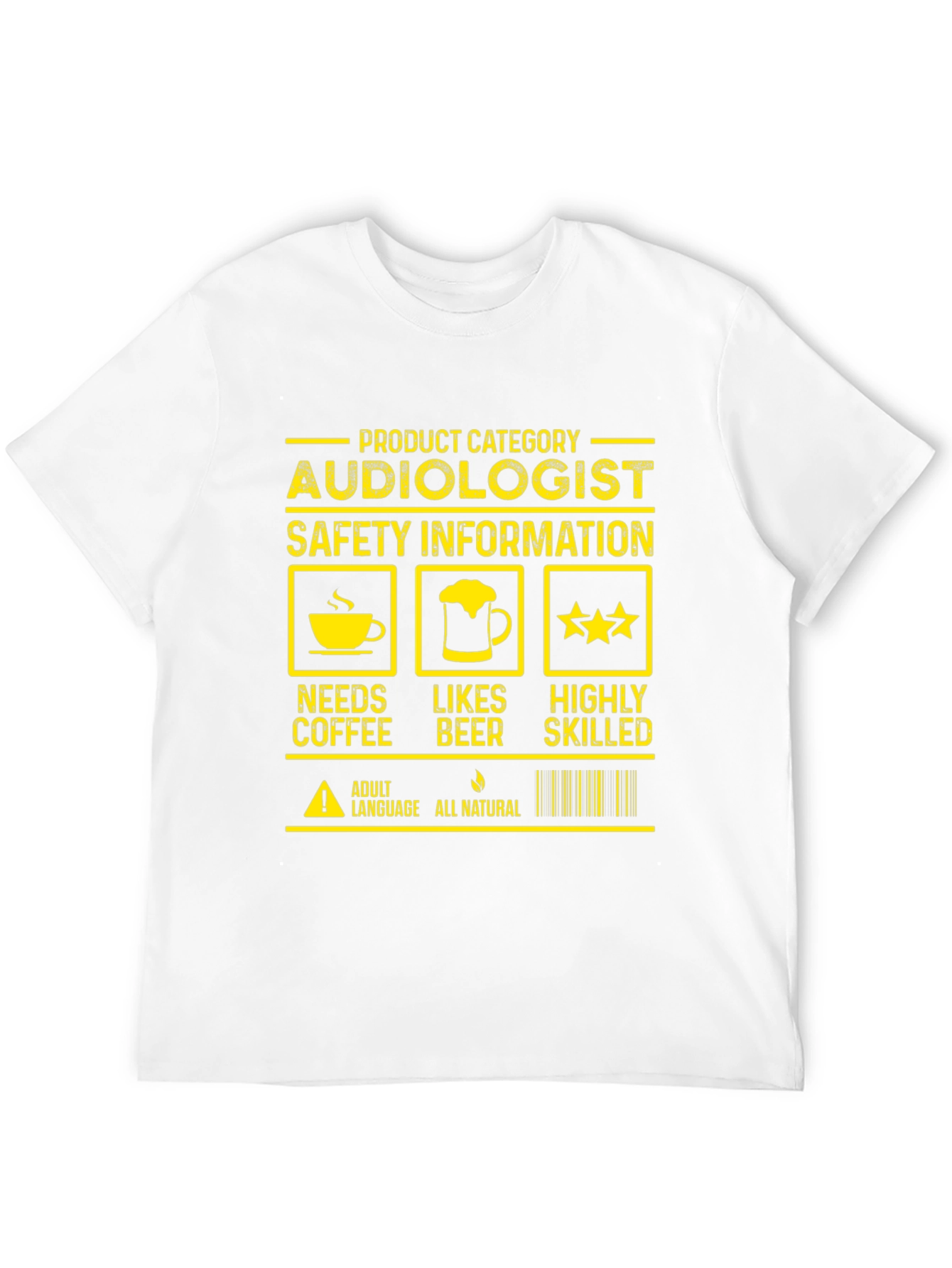 Audiologist Needs Coffee Likes Beer Highly Skilled T-Shirt