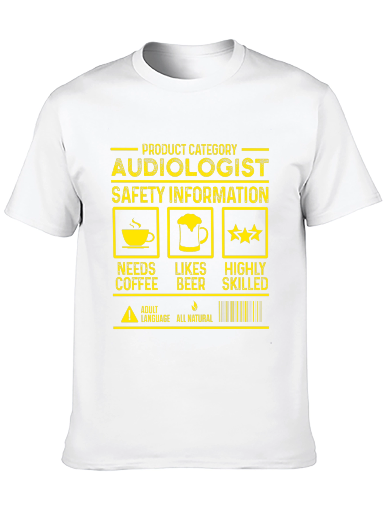 Audiologist Needs Coffee Likes Beer Highly Skilled T-Shirt