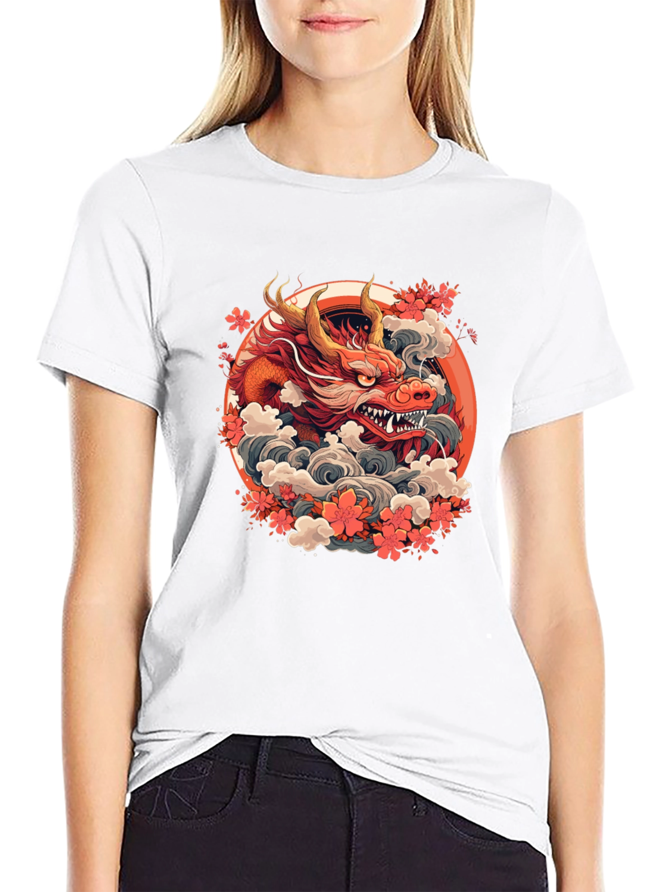 Dragon Graphic Tee - Stylish and Bold