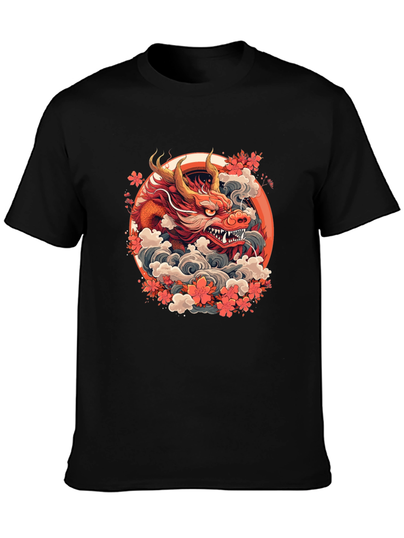 Dragon Graphic Tee - Stylish and Bold