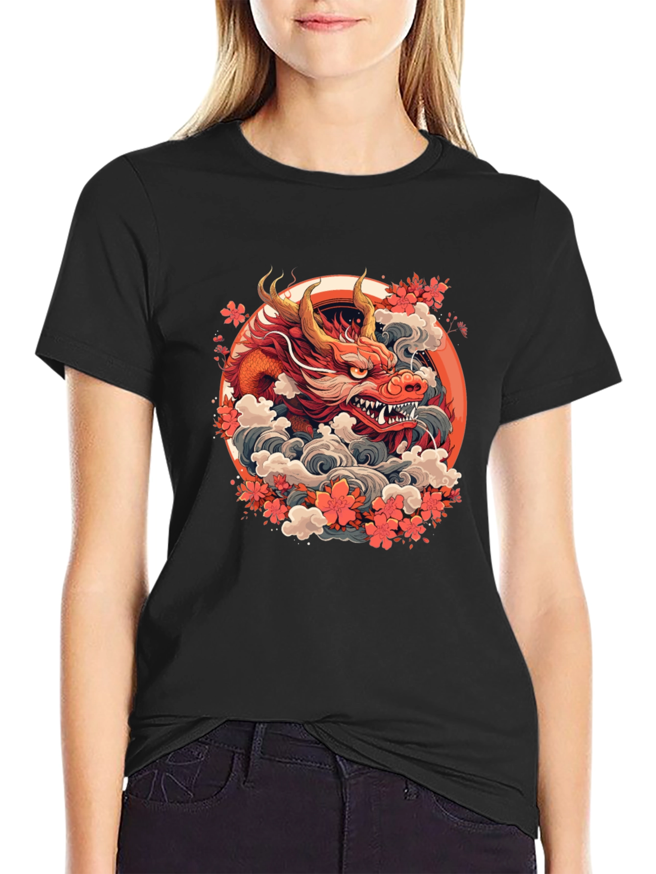 Dragon Graphic Tee - Stylish and Bold