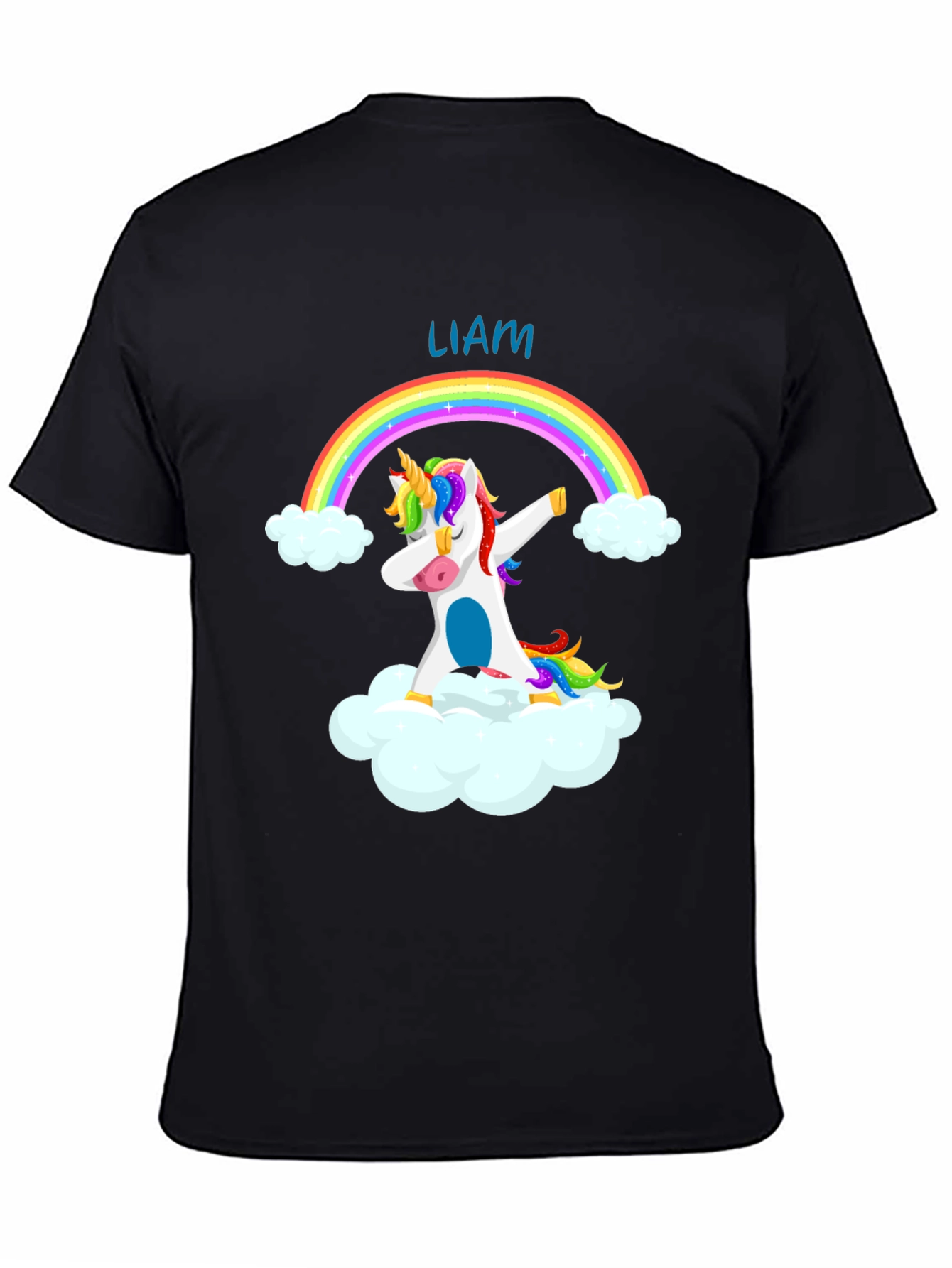 Liams Unicorn Rainbow Dab T-Shirt