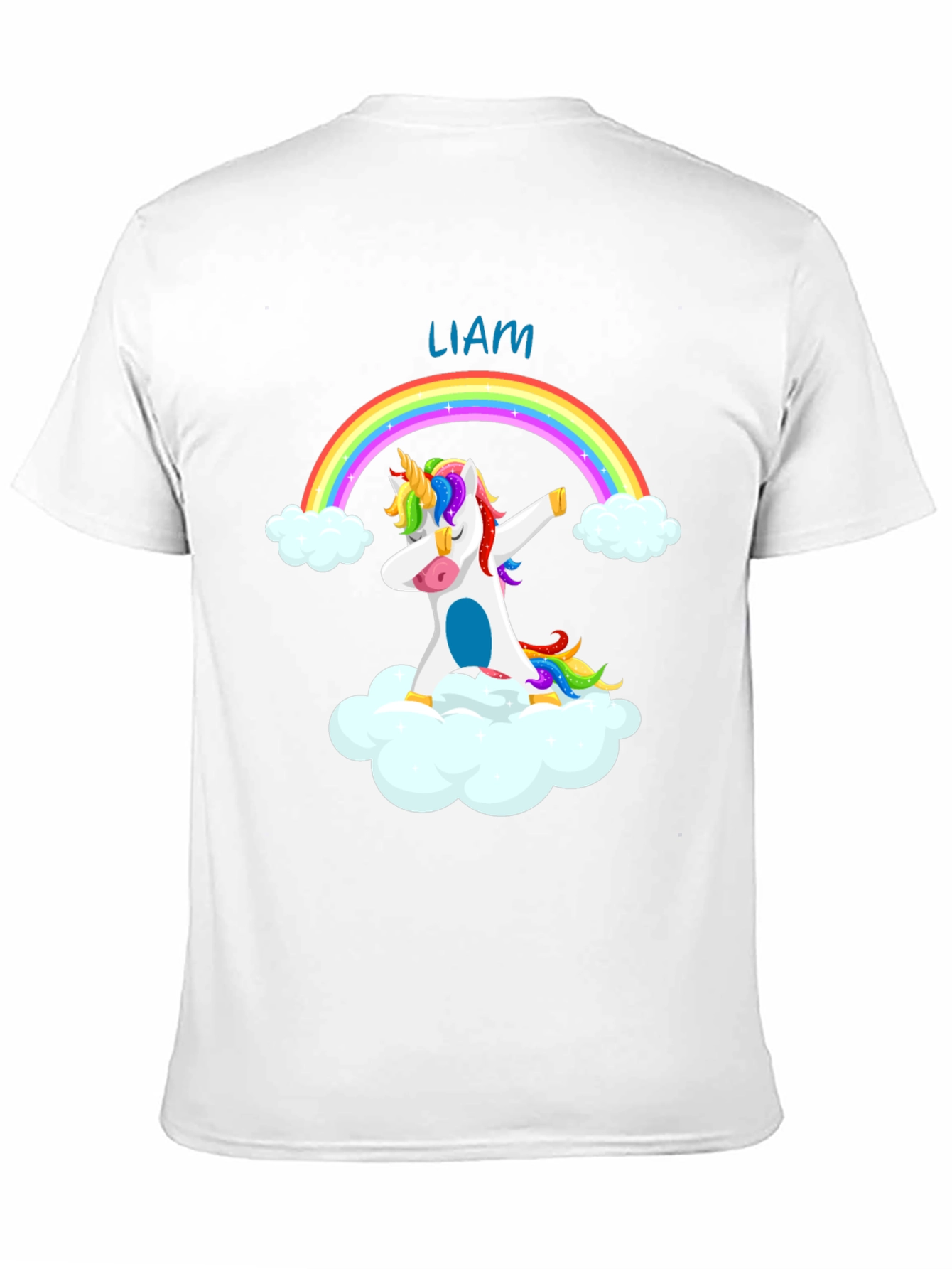 Liams Unicorn Rainbow Dab T-Shirt