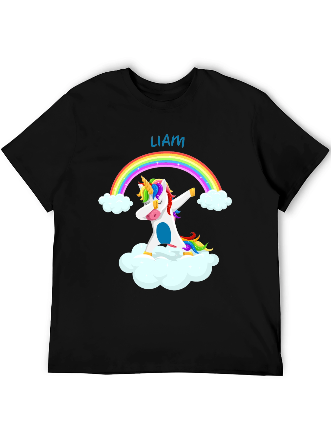 Liams Unicorn Rainbow Dab T-Shirt