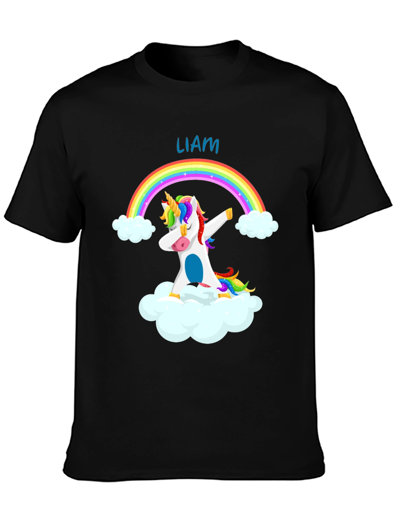 Liams Unicorn Rainbow Dab T-Shirt