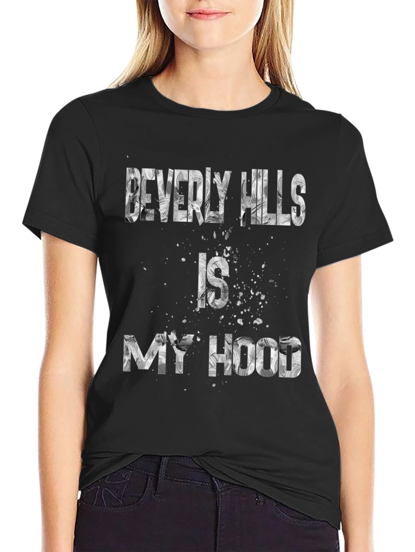 Beverly Hills Is My Hood Graphic T-Shirt