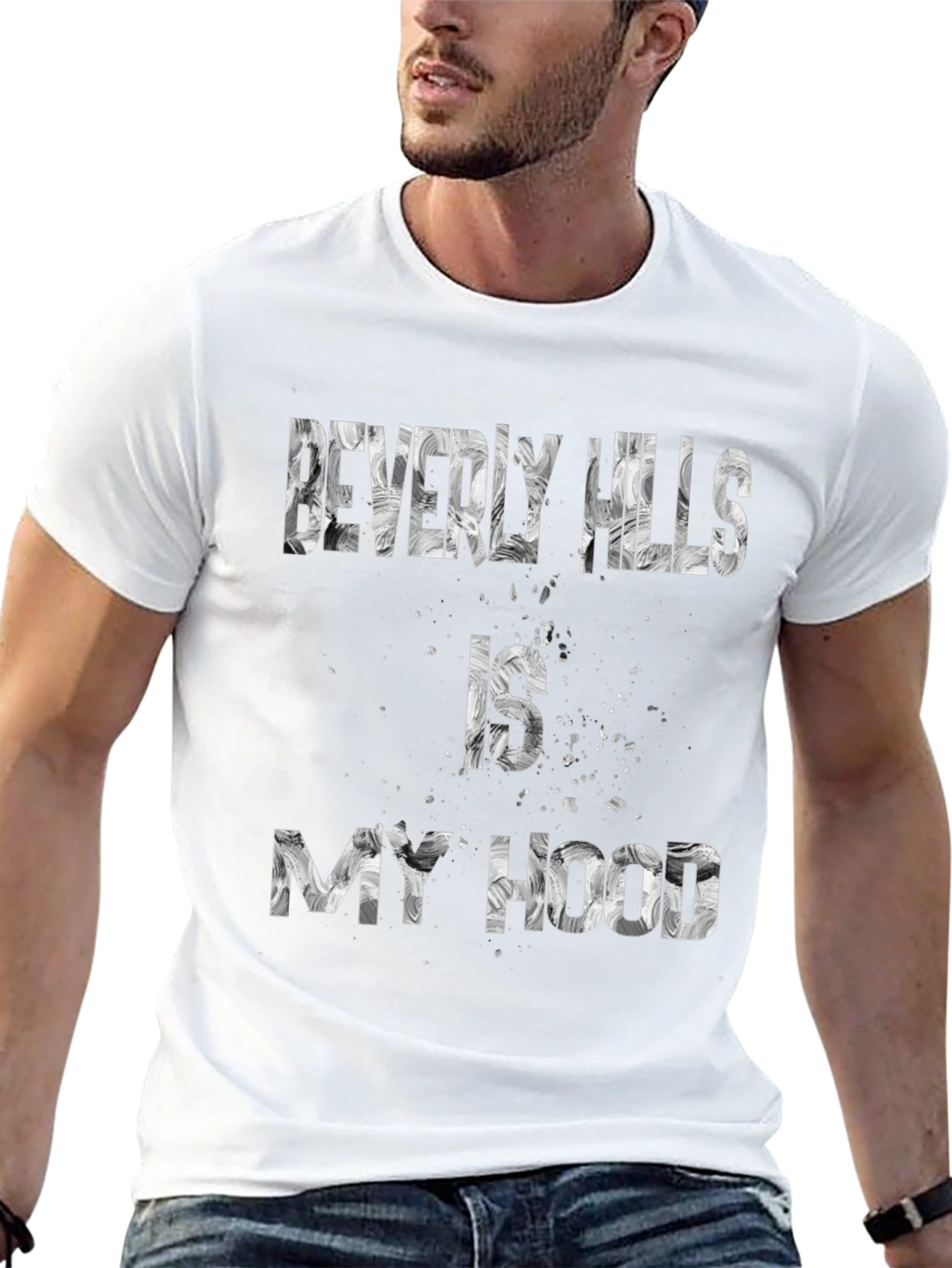 Beverly Hills Is My Hood Graphic T-Shirt