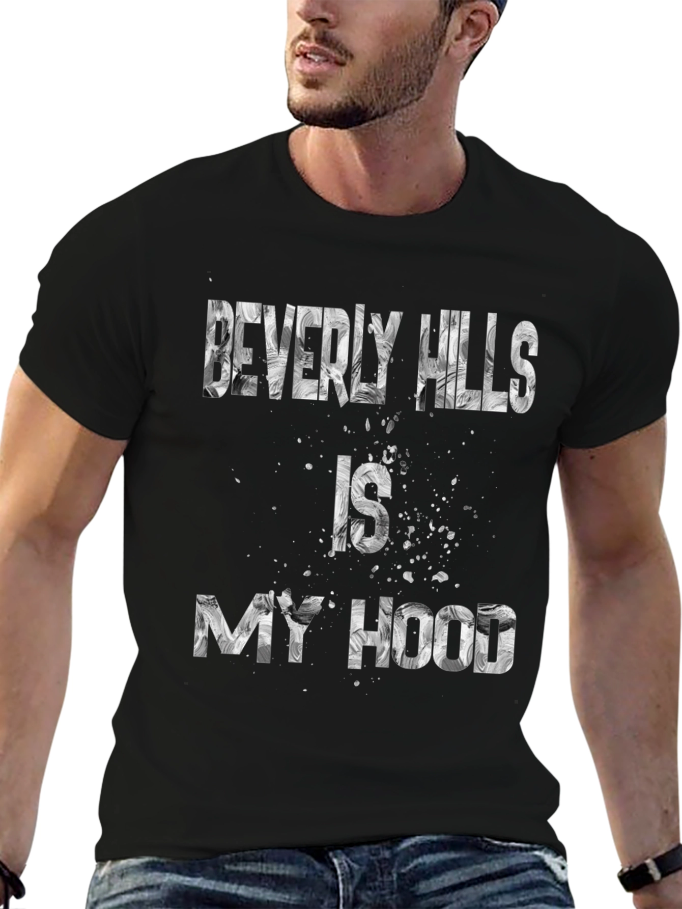Beverly Hills Is My Hood Graphic T-Shirt