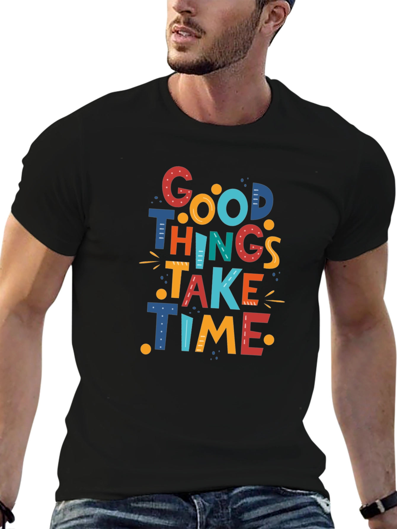 Good Things Take Time Graphic Tee - Relaxed Fit