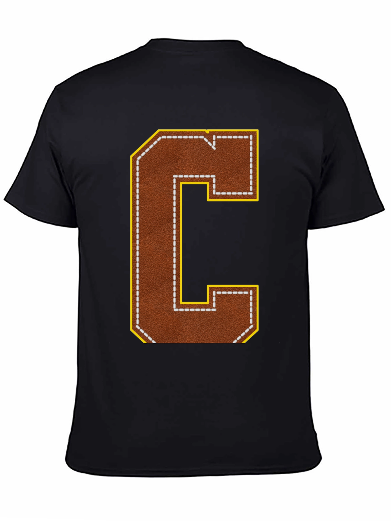 Letter C Football Style Graphic Tee