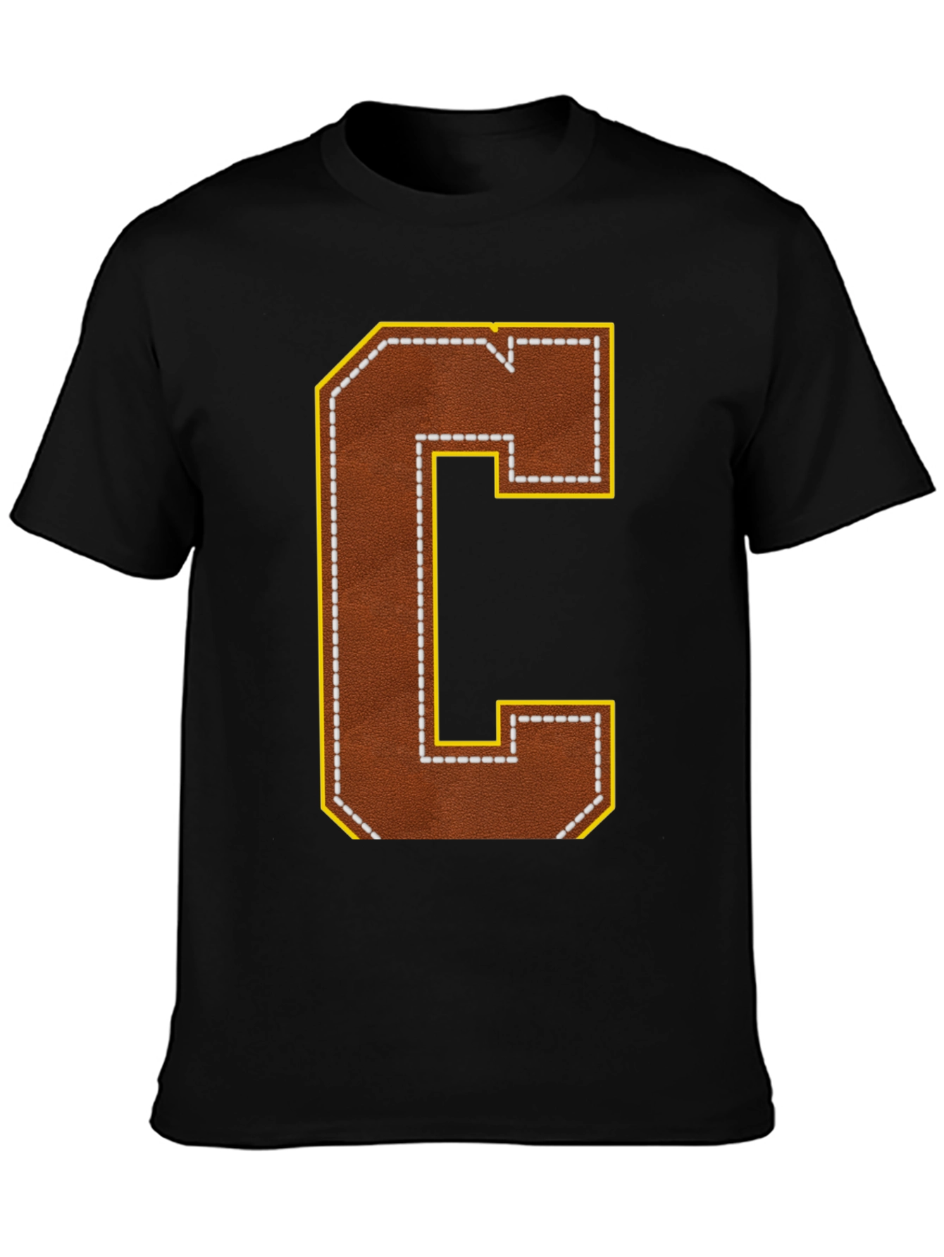 Letter C Football Style Graphic Tee
