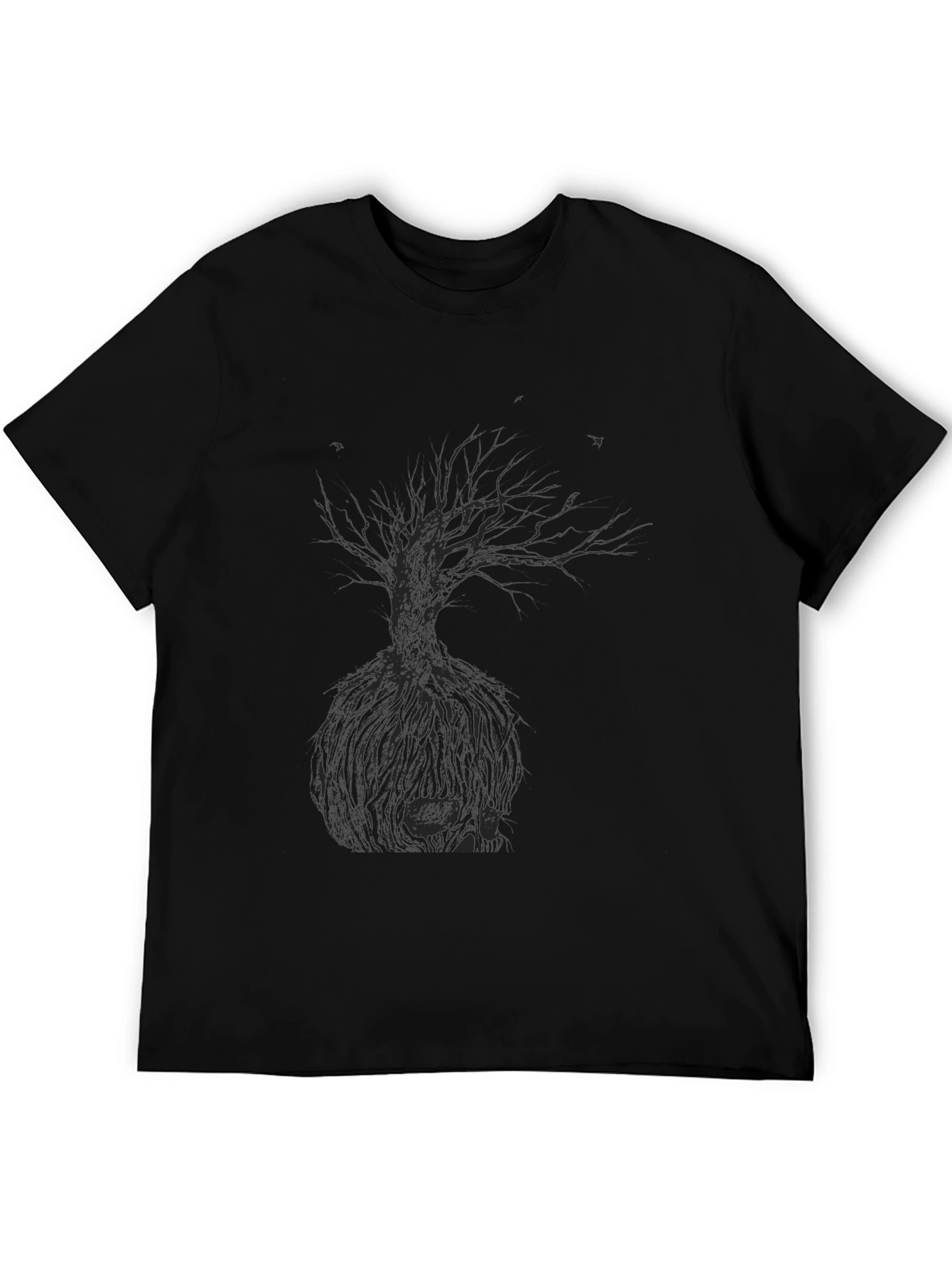 Black Tree Graphic Tee - Mens Casual Fit