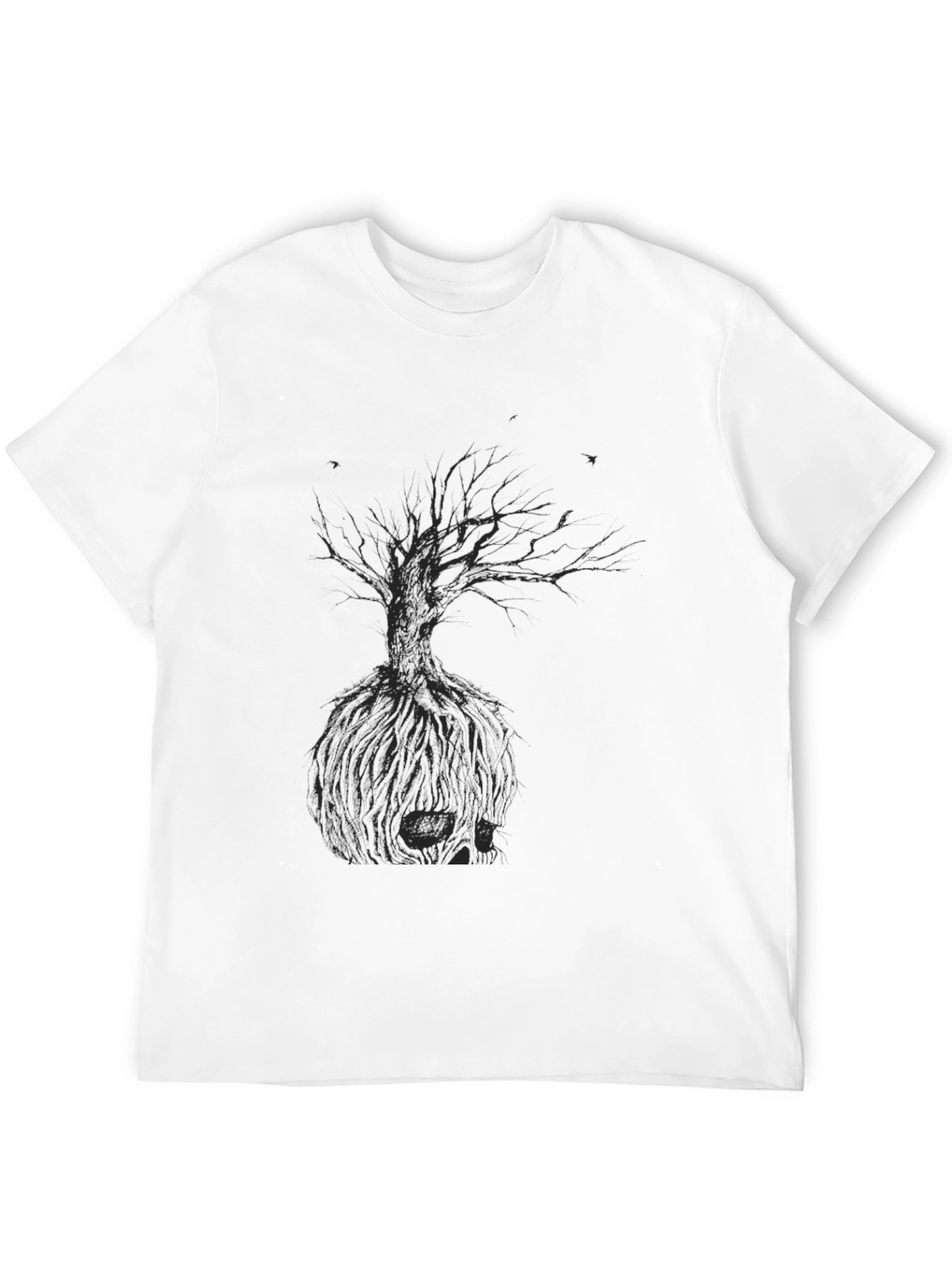 Black Tree Graphic Tee - Mens Casual Fit