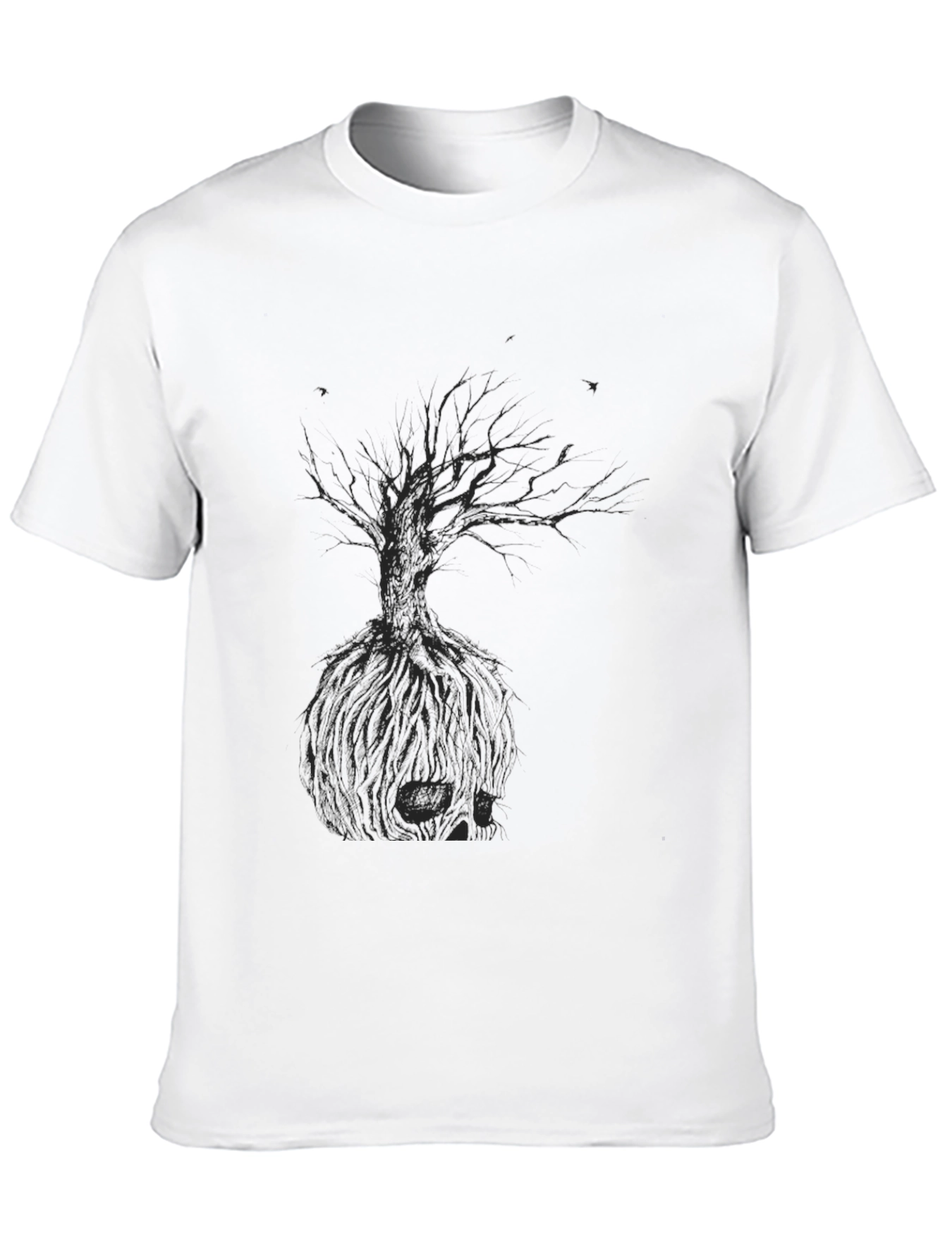 Black Tree Graphic Tee - Mens Casual Fit
