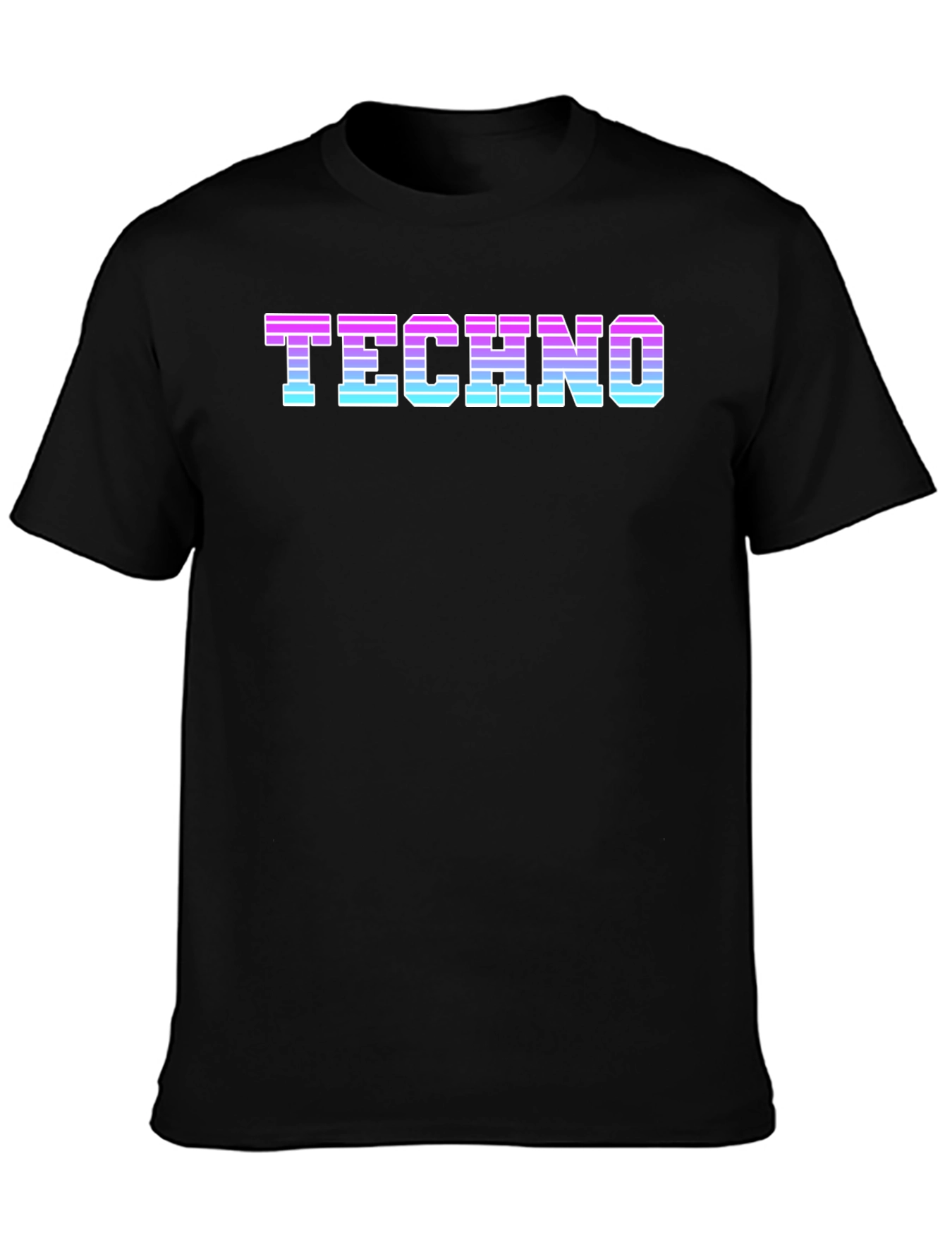 Retro Techno T-Shirt - 80s Style Rave Music Tee