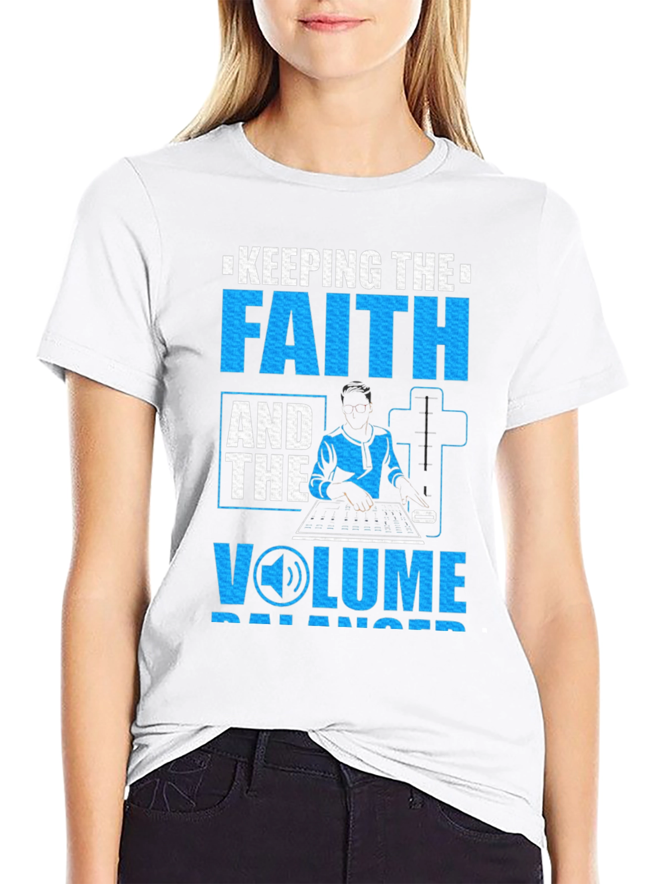 Keeping the Faith & Volume Balanced T-Shirt
