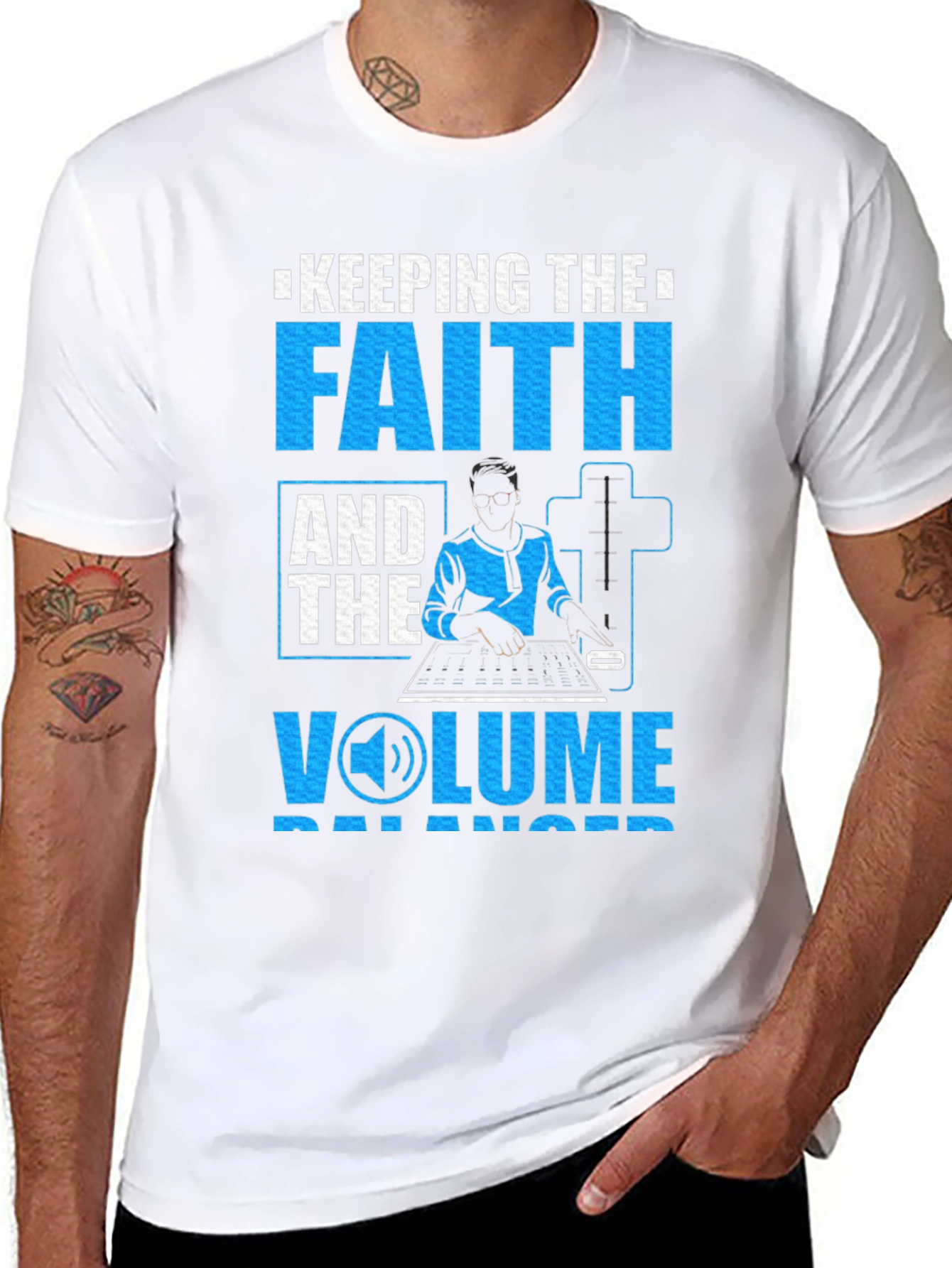 Keeping the Faith & Volume Balanced T-Shirt
