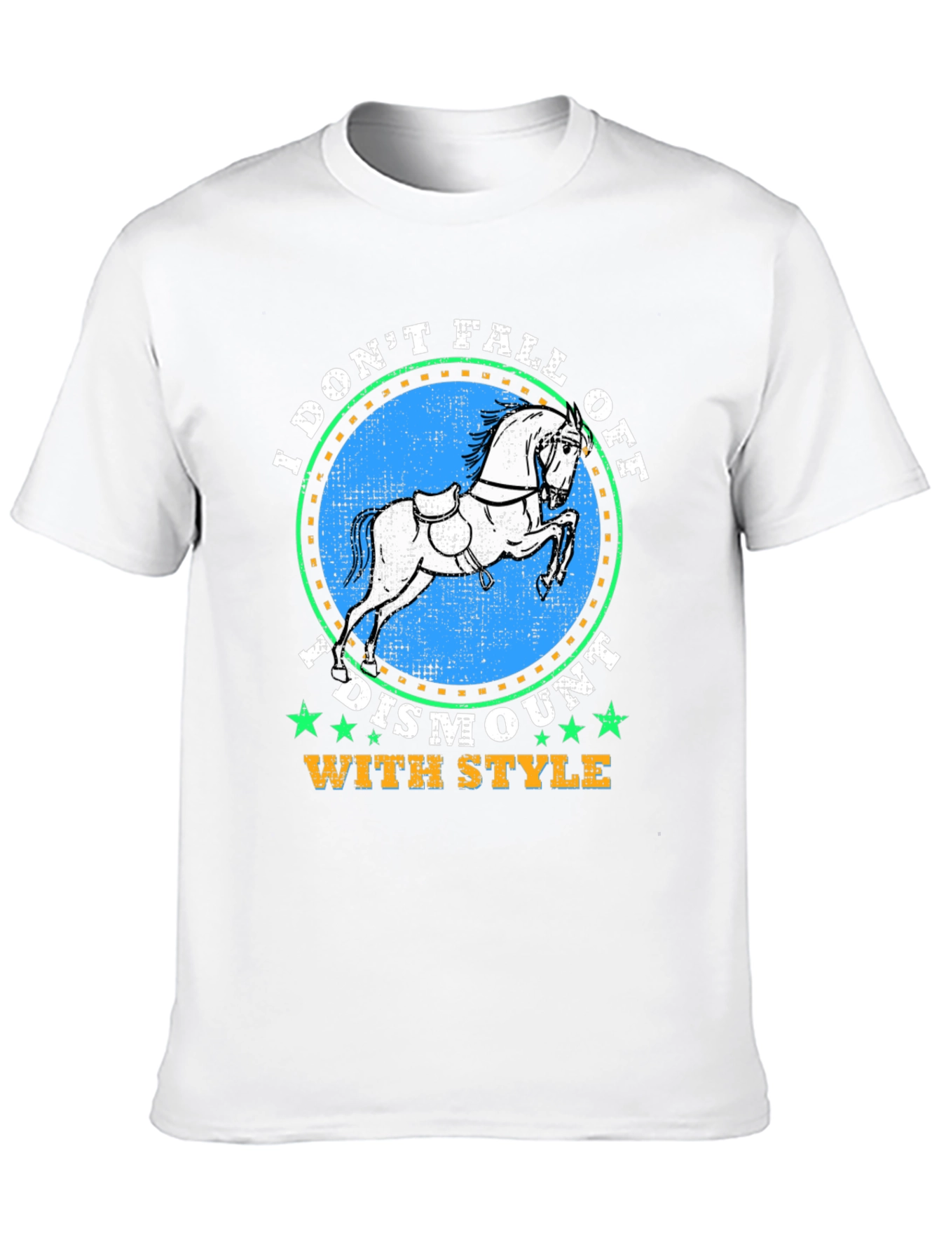 Equestrian Style T-Shirt - Dismount With Style