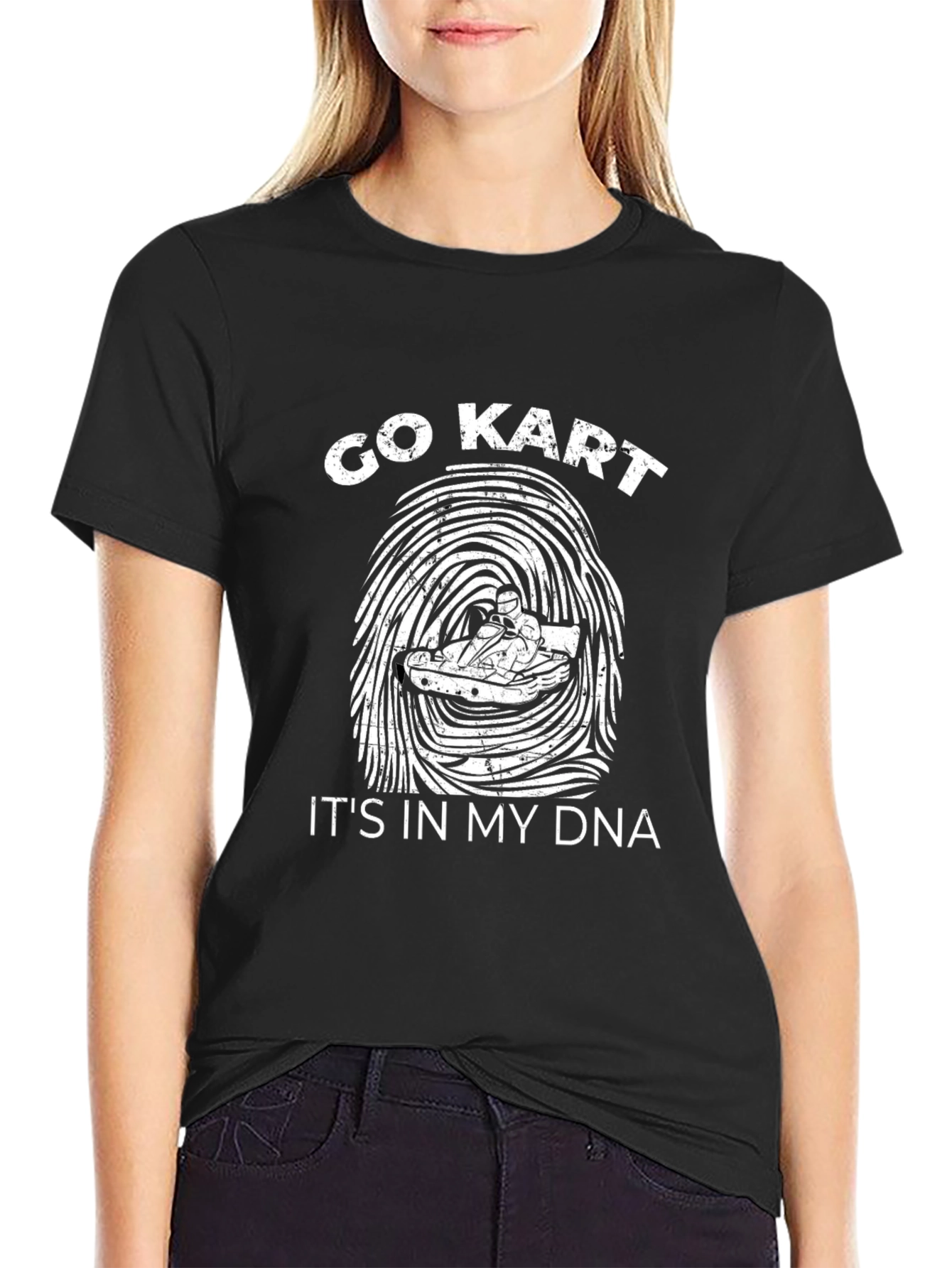Go Kart DNA Black Graphic T-Shirt