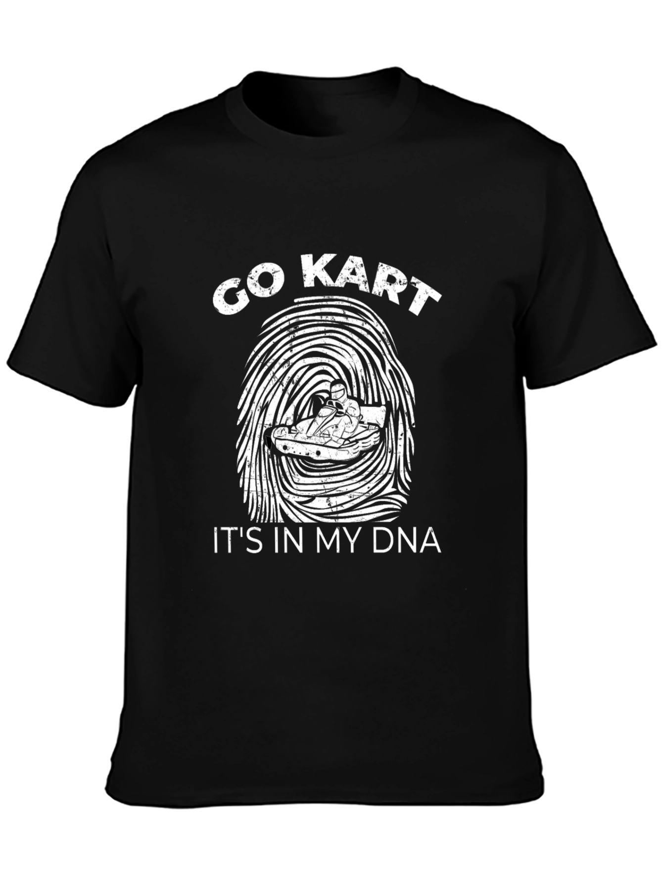 Go Kart DNA Black Graphic T-Shirt