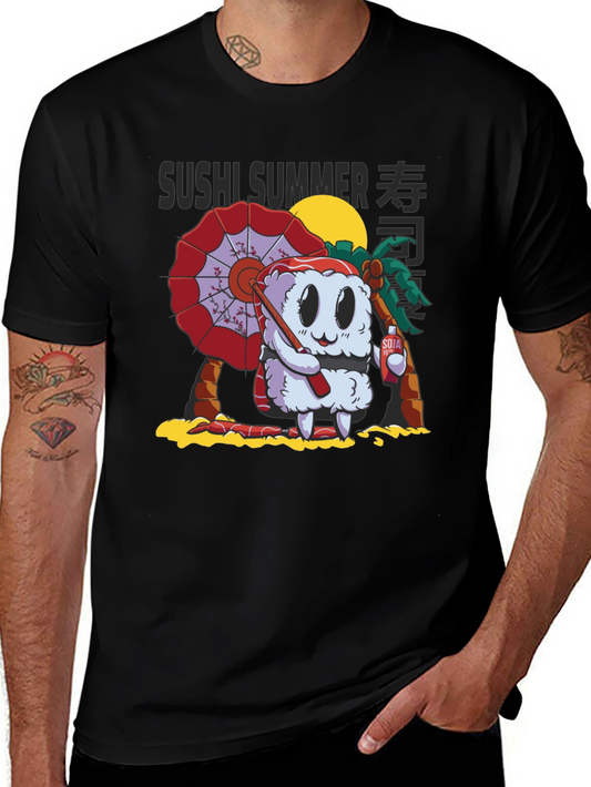 Sushi Summer Graphic T-Shirt