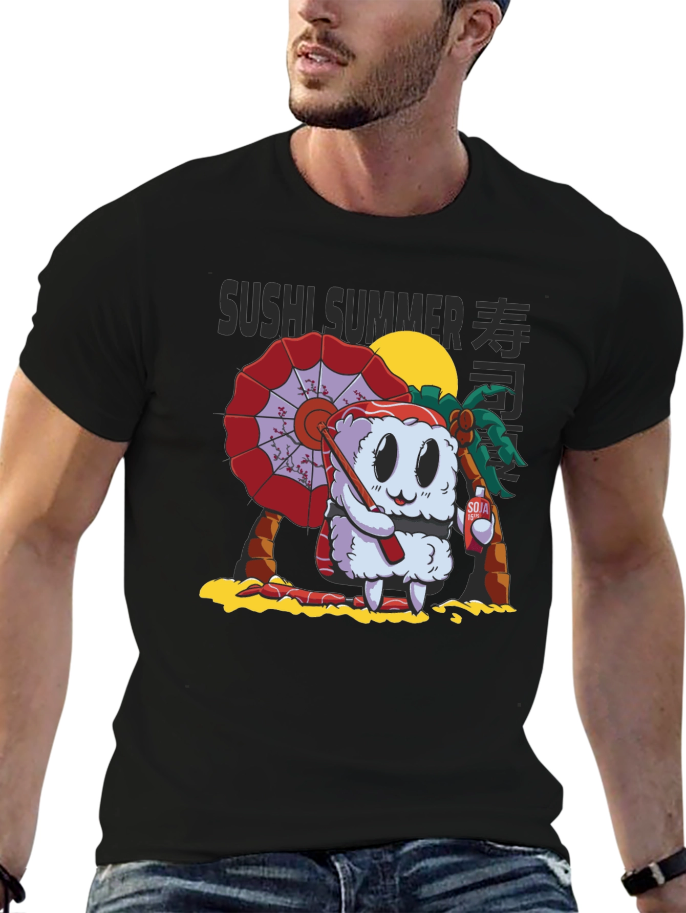 Sushi Summer Graphic T-Shirt