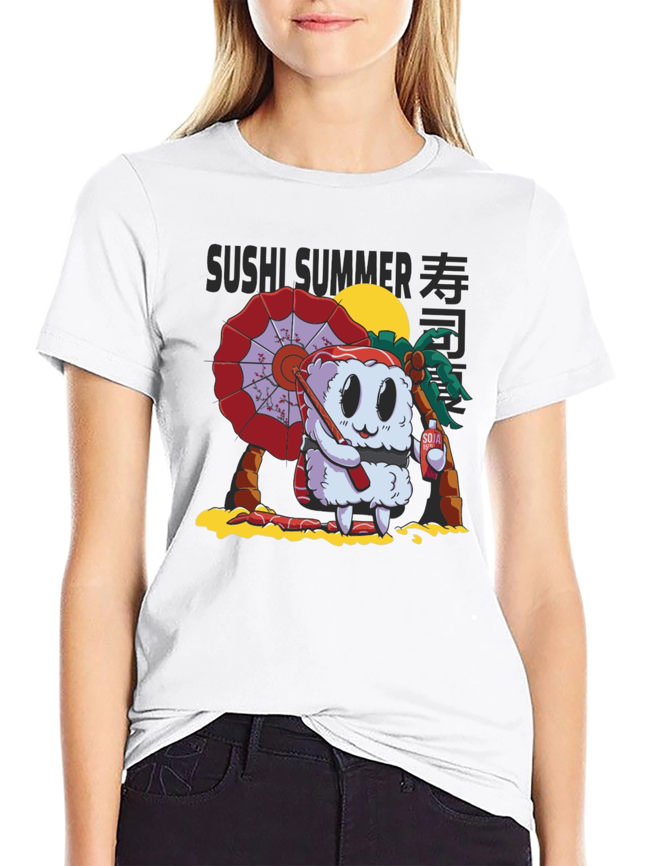 Sushi Summer Graphic T-Shirt