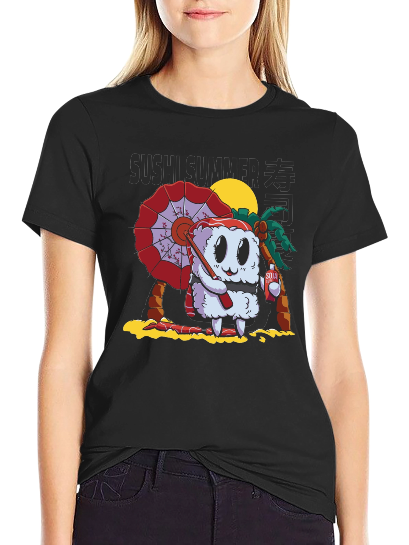 Sushi Summer Graphic T-Shirt