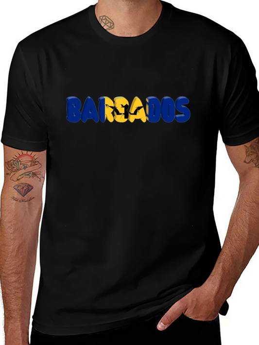 Barbados Flag T-Shirt - Unique Graphic Tee