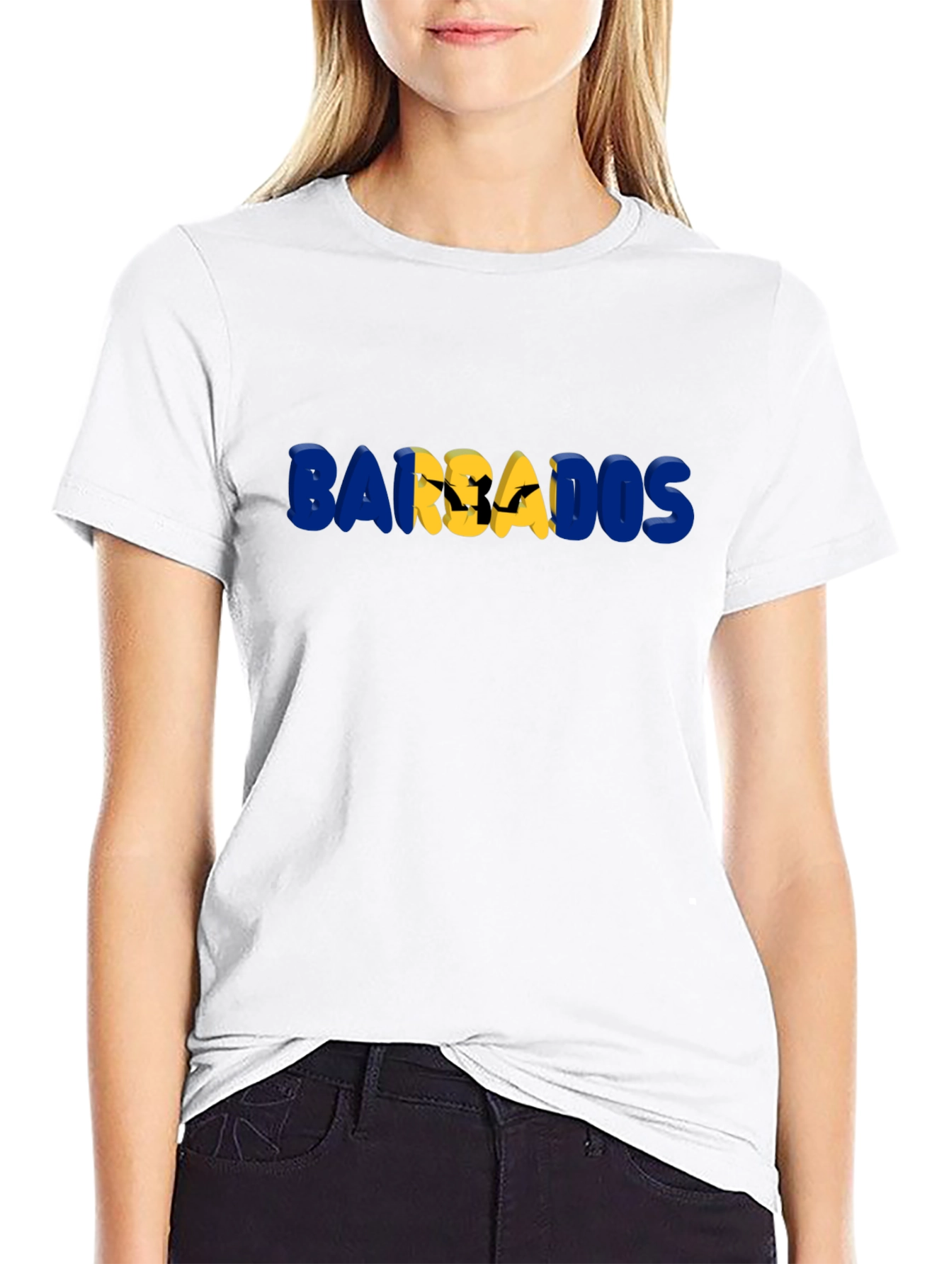 Barbados Flag T-Shirt - Unique Graphic Tee