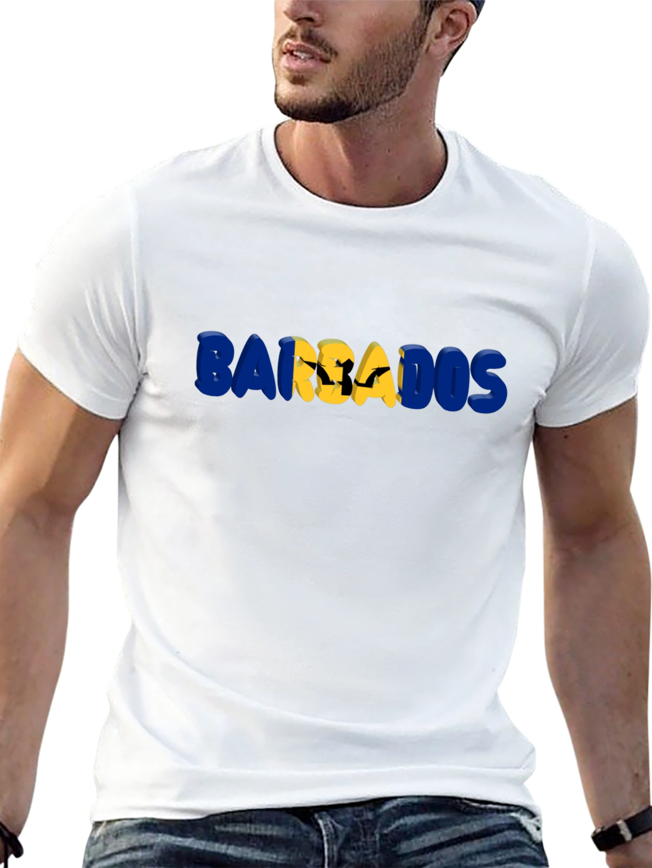 Barbados Flag T-Shirt - Unique Graphic Tee