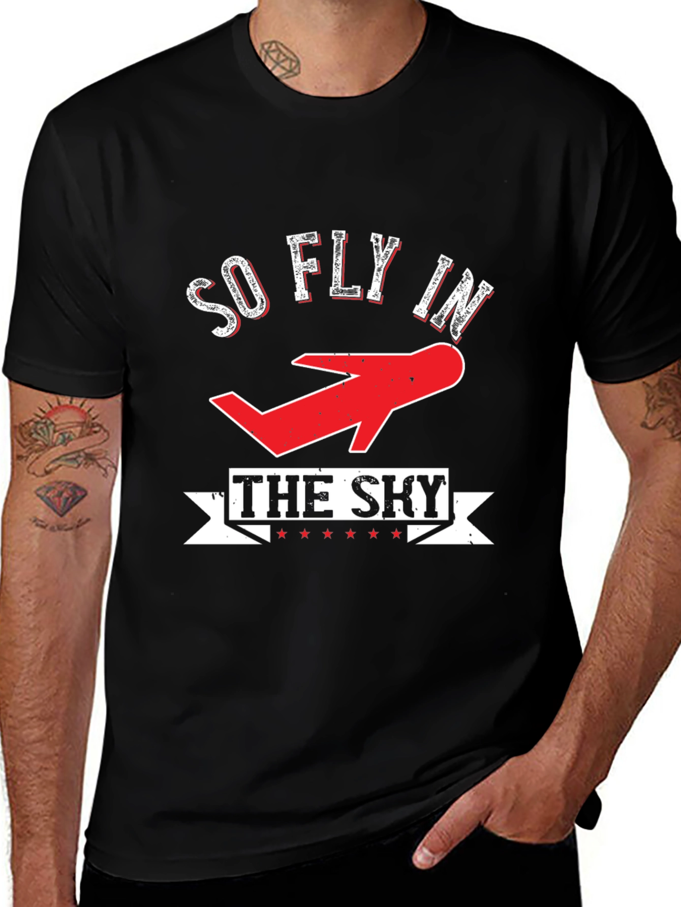 So Fly in the Sky Graphic T-Shirt