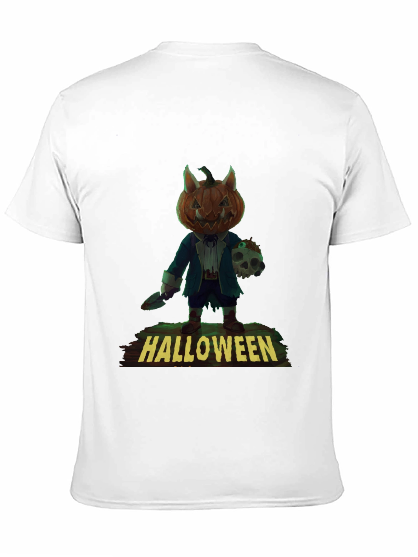 Halloween Pumpkin Monster Graphic Tee