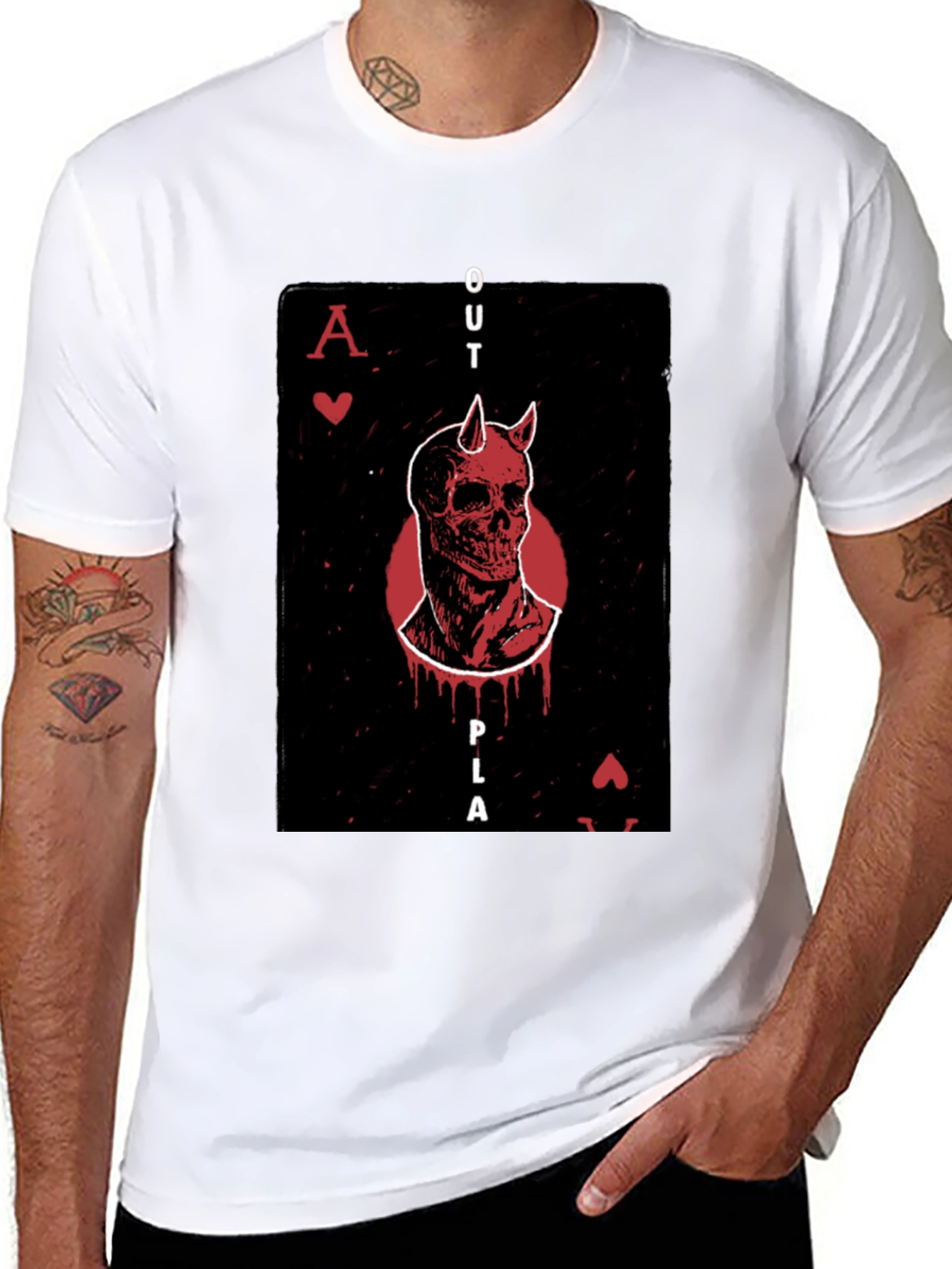 Ace Outplay Graphic Tee - Devil Skull