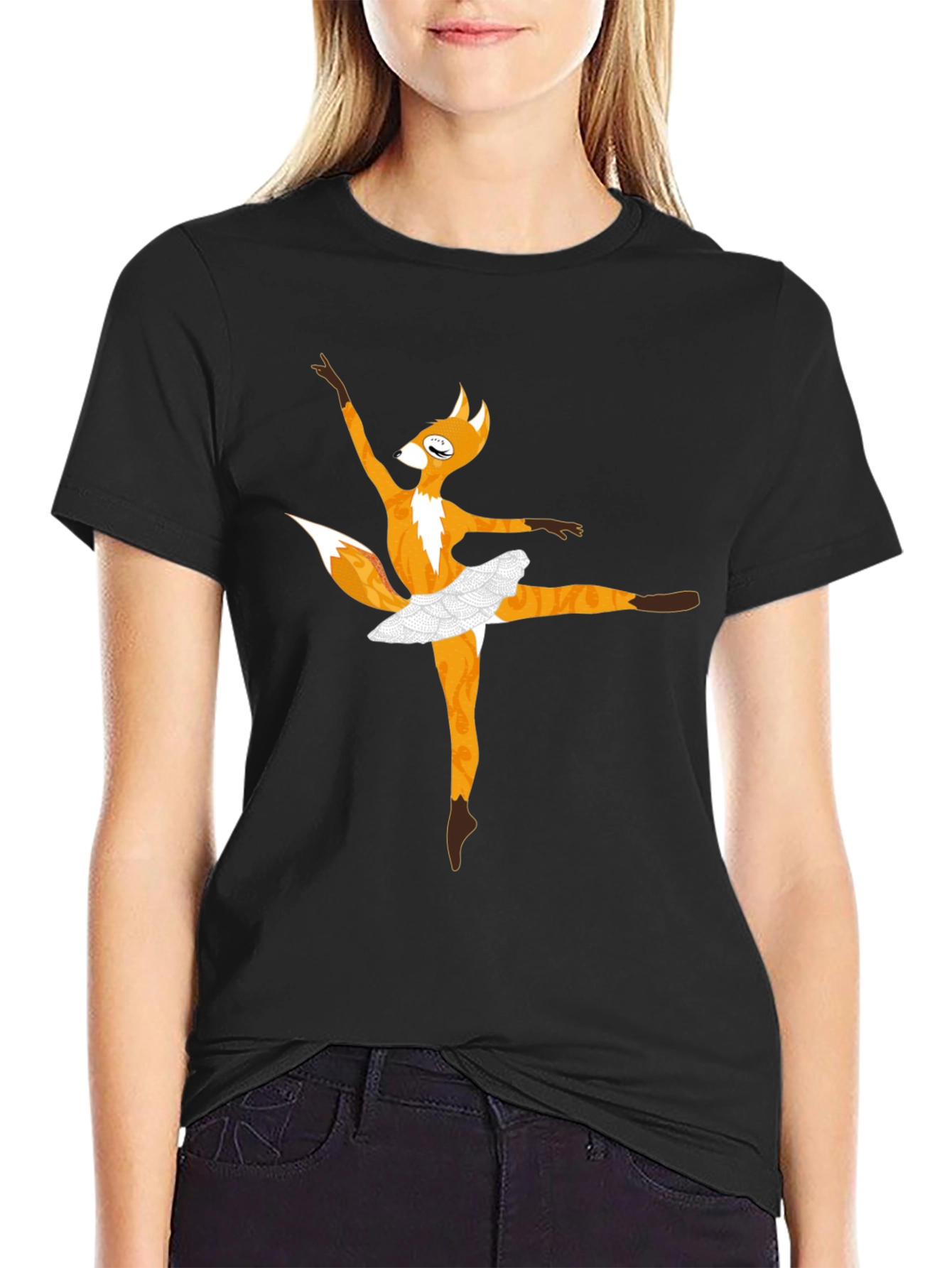 Dancing Fox T-Shirt - Fun Novelty Tee