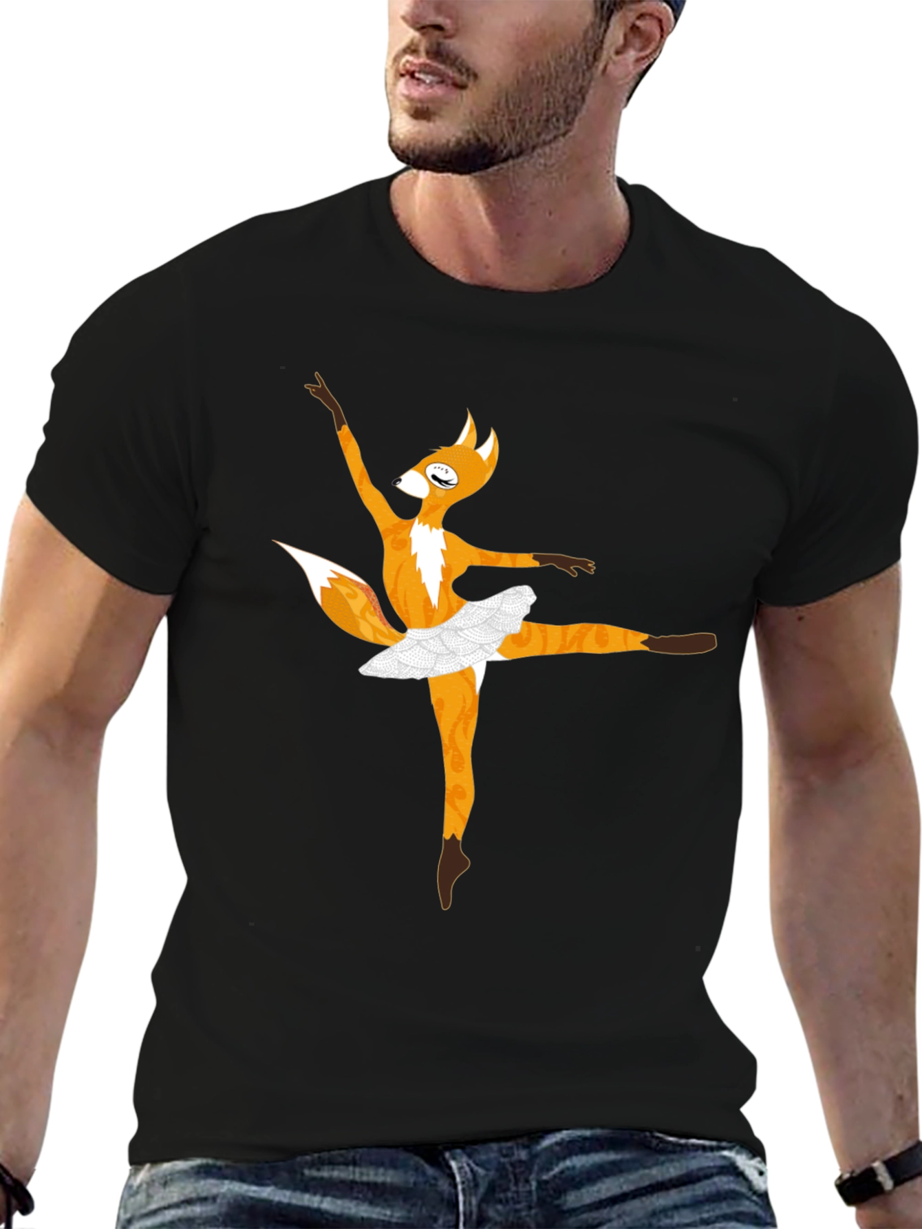 Dancing Fox T-Shirt - Fun Novelty Tee