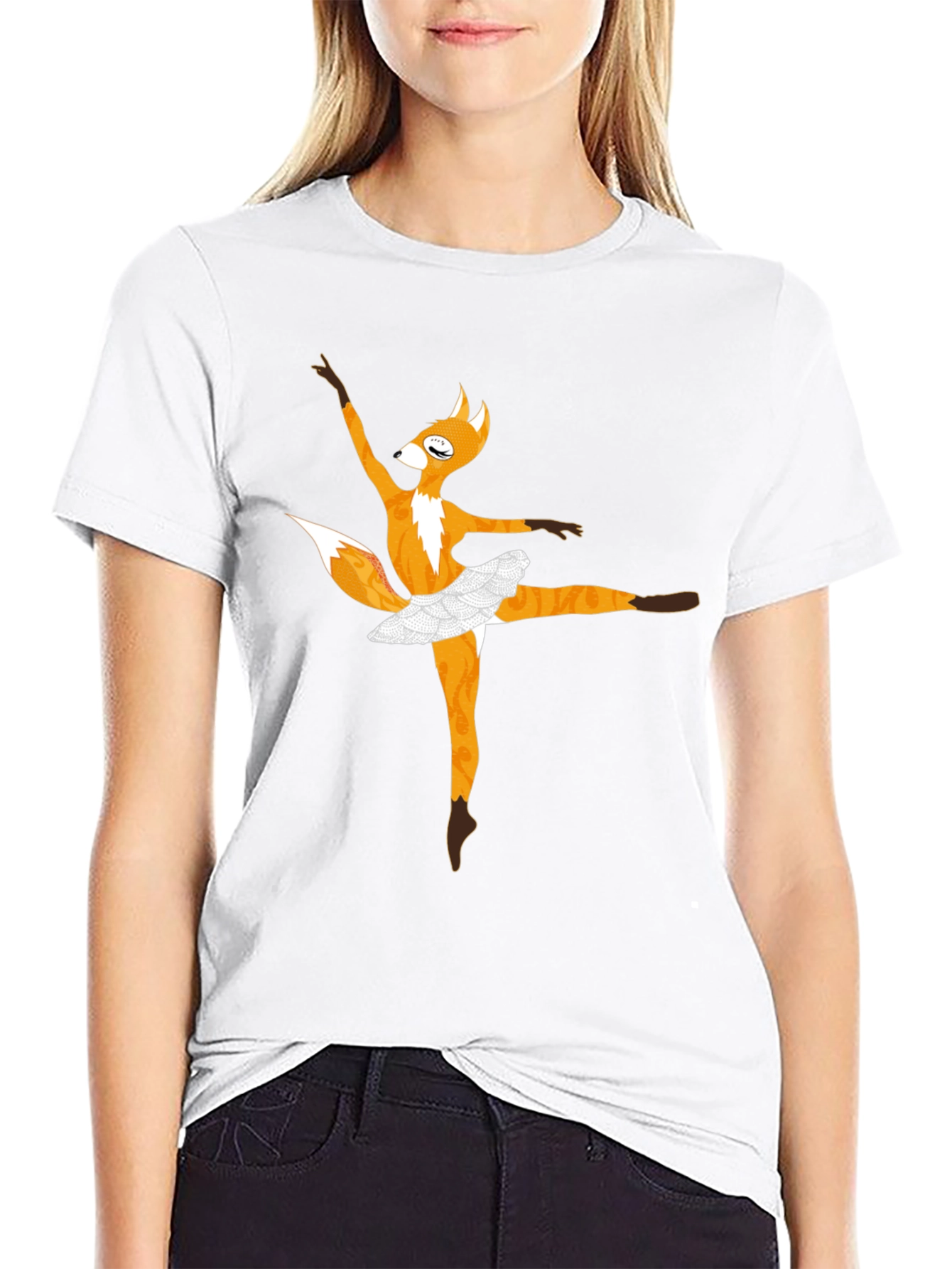 Dancing Fox T-Shirt - Fun Novelty Tee