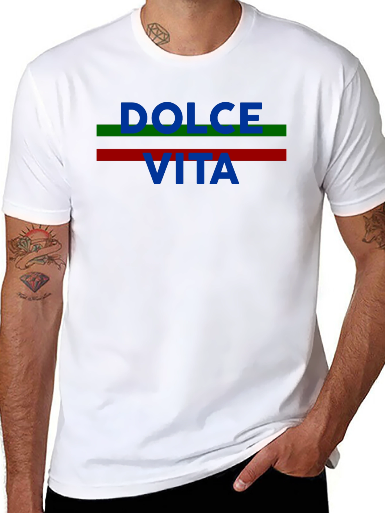 Dolce Vita Graphic Tee - Stylish Italian Life Shirt