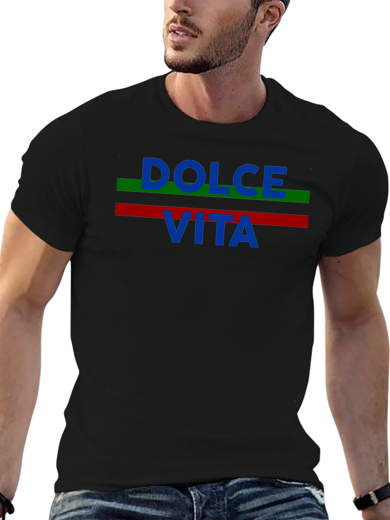 Dolce Vita Graphic Tee - Stylish Italian Life Shirt