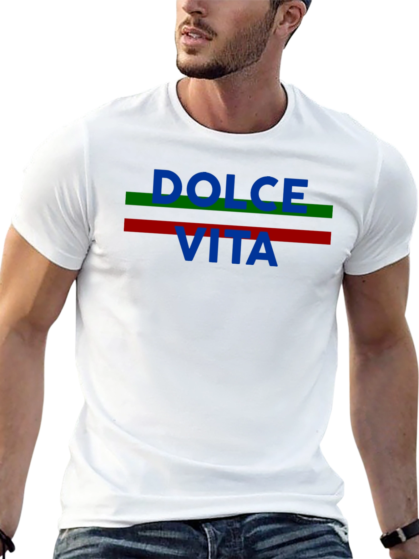 Dolce Vita Graphic Tee - Stylish Italian Life Shirt