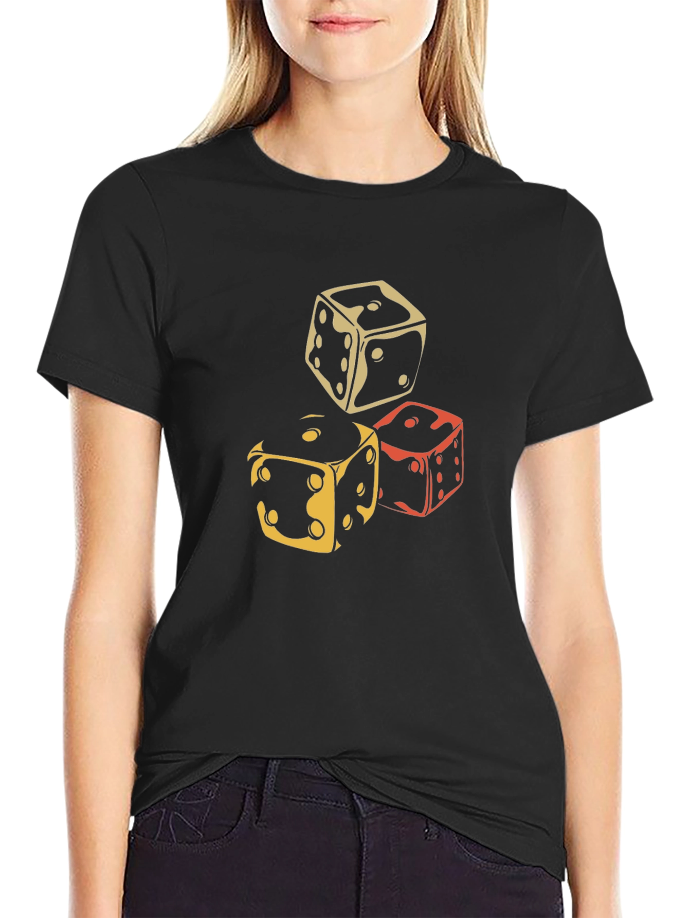 Dice Graphic Tee - Lucky Gamble Design